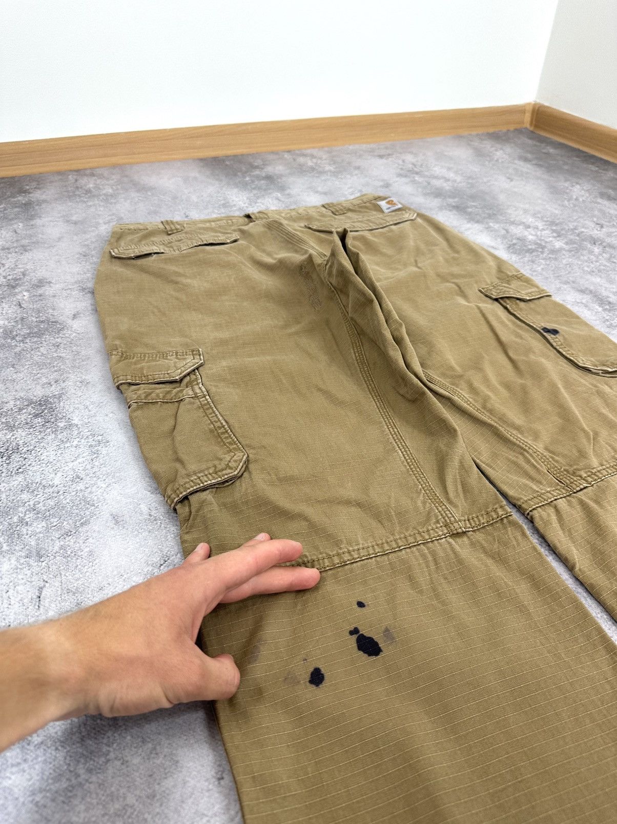 Carhartt Vintage Carhartt Cargo Force Utility Y2K Baggy Work Pants Size US 36 / EU 52 - 4 Thumbnail