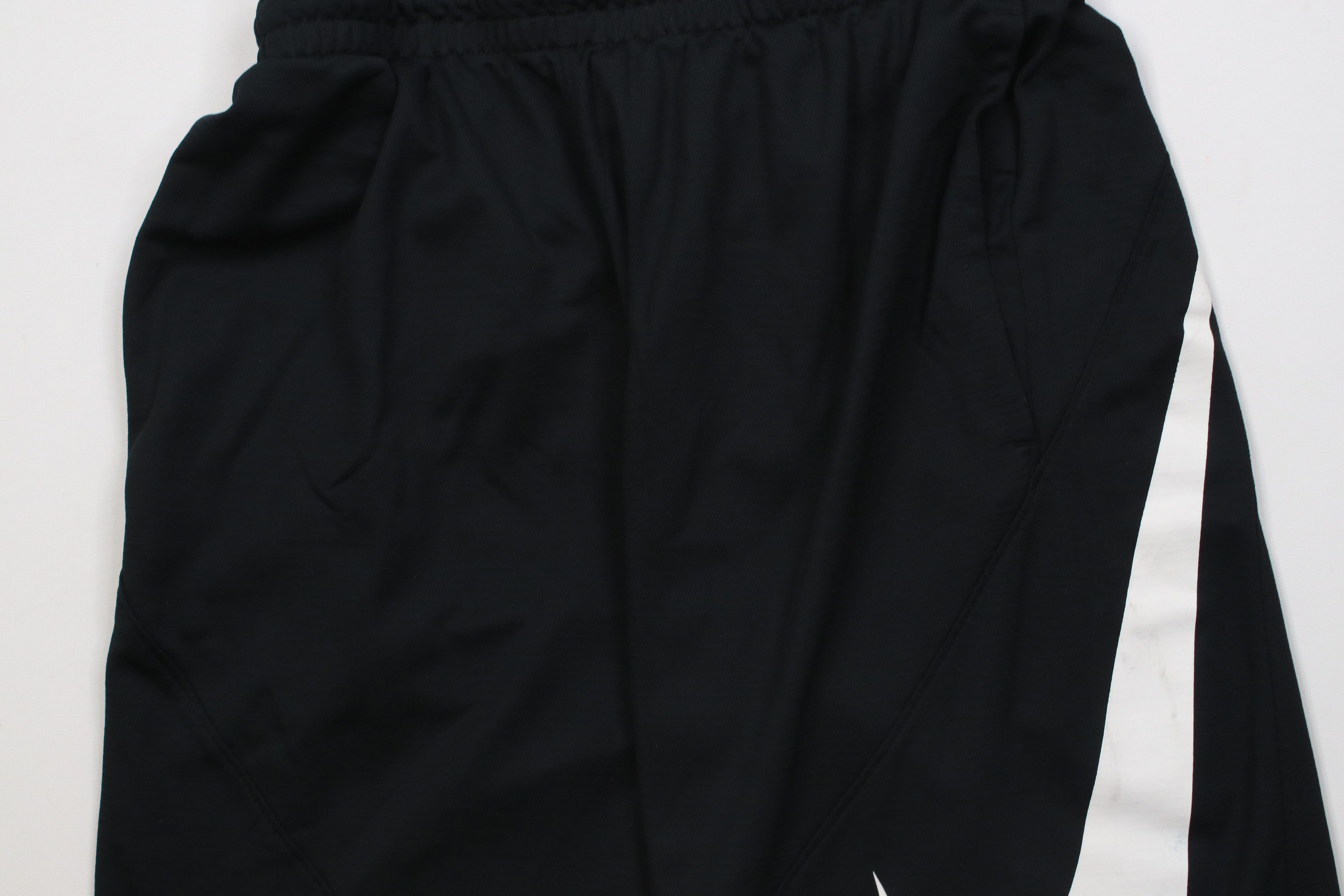 Nike Vintage Y2K Nike Swoosh Knit Gym Basketball Shorts Black Size US 32 / EU 48 - 3 Thumbnail