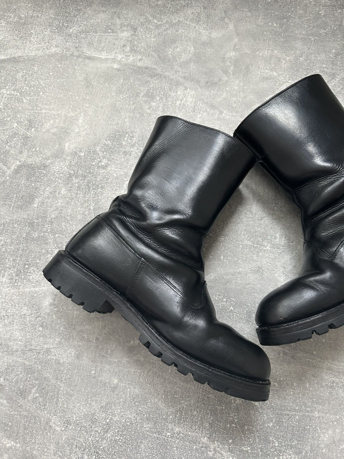 Vintage Hype Gothic Leather Boots Kanye west Style Size US 7.5 / EU 40-41 - 7 Thumbnail