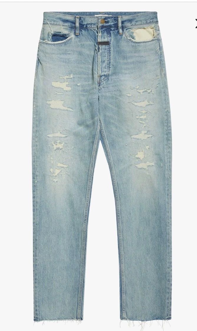 Fear of God Fear of God Main line washed old jeans Size US 32 / EU 48 - 1 Thumbnail