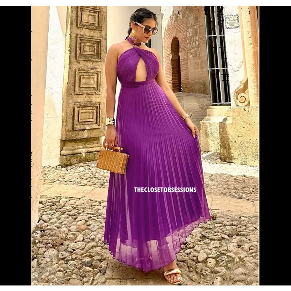 Zara ZARA BLOGGER FAVE!!! Halter Neck Midi Dress NWT Size XL / US 12-14 / IT 48-50 - 3 Thumbnail