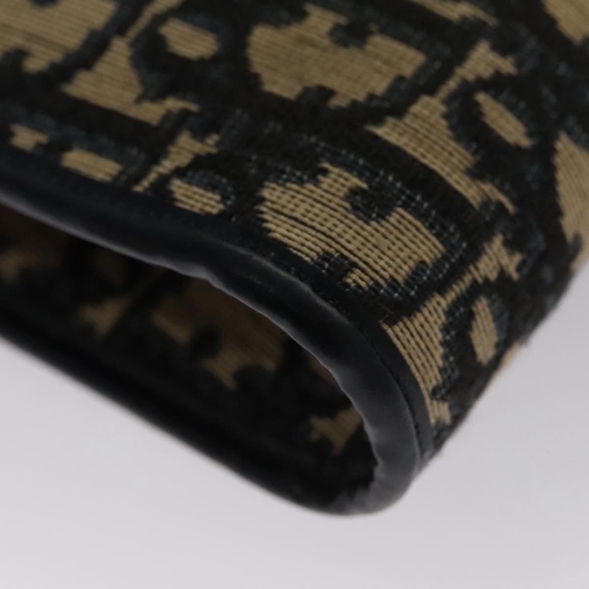 DIOR Trotter Canvas Shoulder Bag Navy
