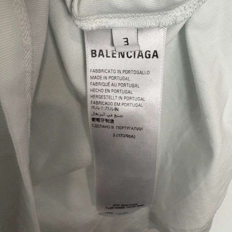 Balenciaga Balenciaga SS24 Solid logo tag short sleeve T-shirt, loose Size US L / EU 52-54 / 3 - 3 Thumbnail