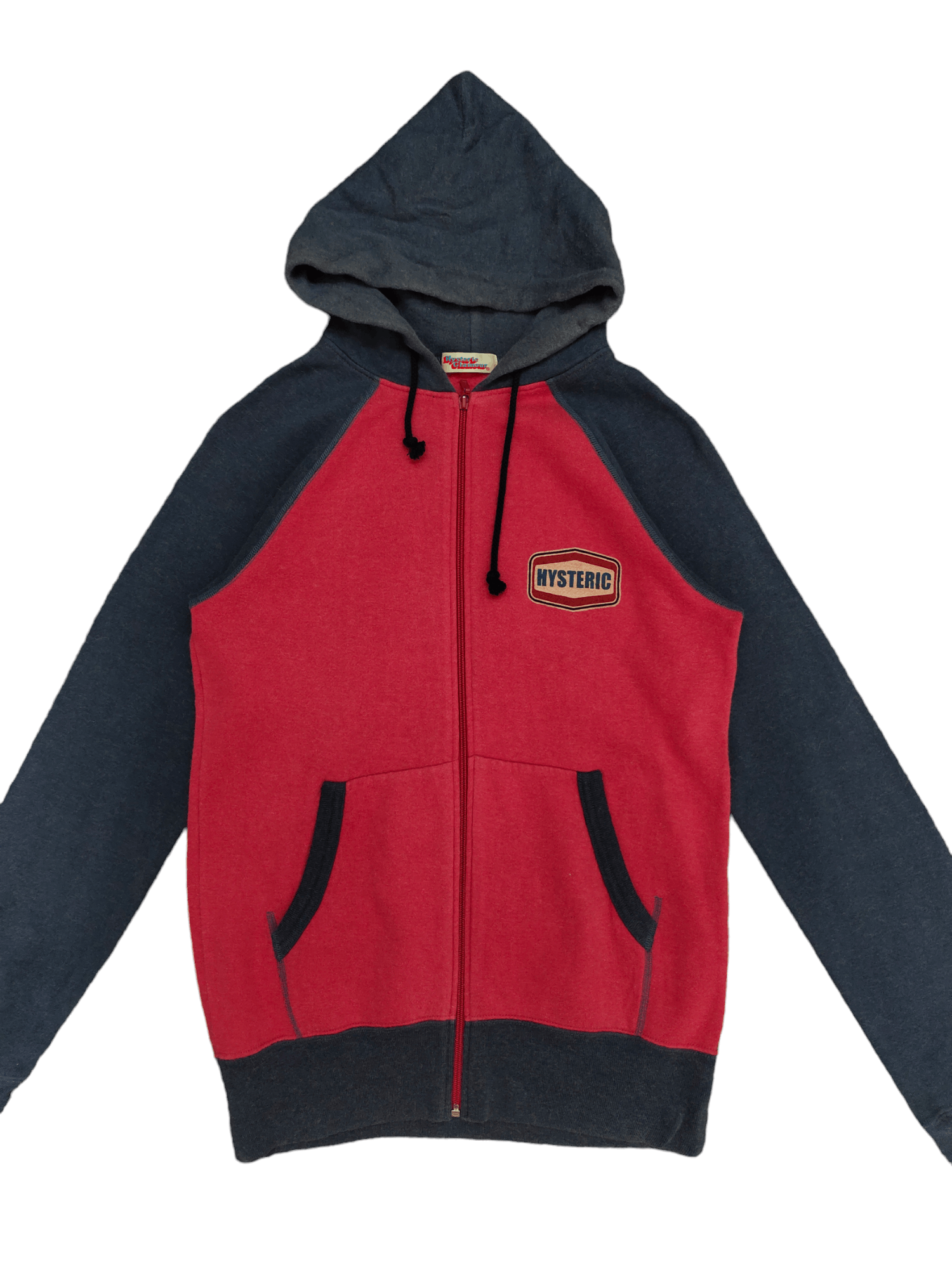Hysteric Glamour Vintage 90s Hysteric Glamour Logo Special Raglan Hoodies Size US S / EU 44-46 / 1 - 4 Thumbnail