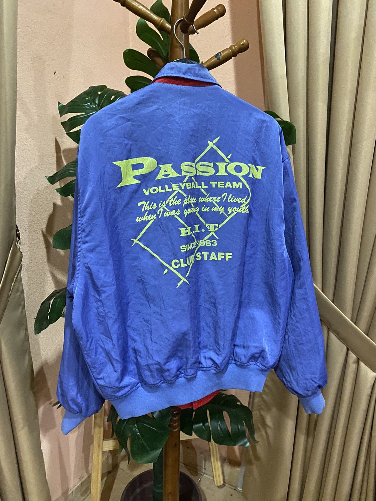 Vintage VINTAGE 80S VOLLEYBALL VARSITY REVERSIBLE JACKET Size US L / EU 52-54 / 3 - 14 Thumbnail