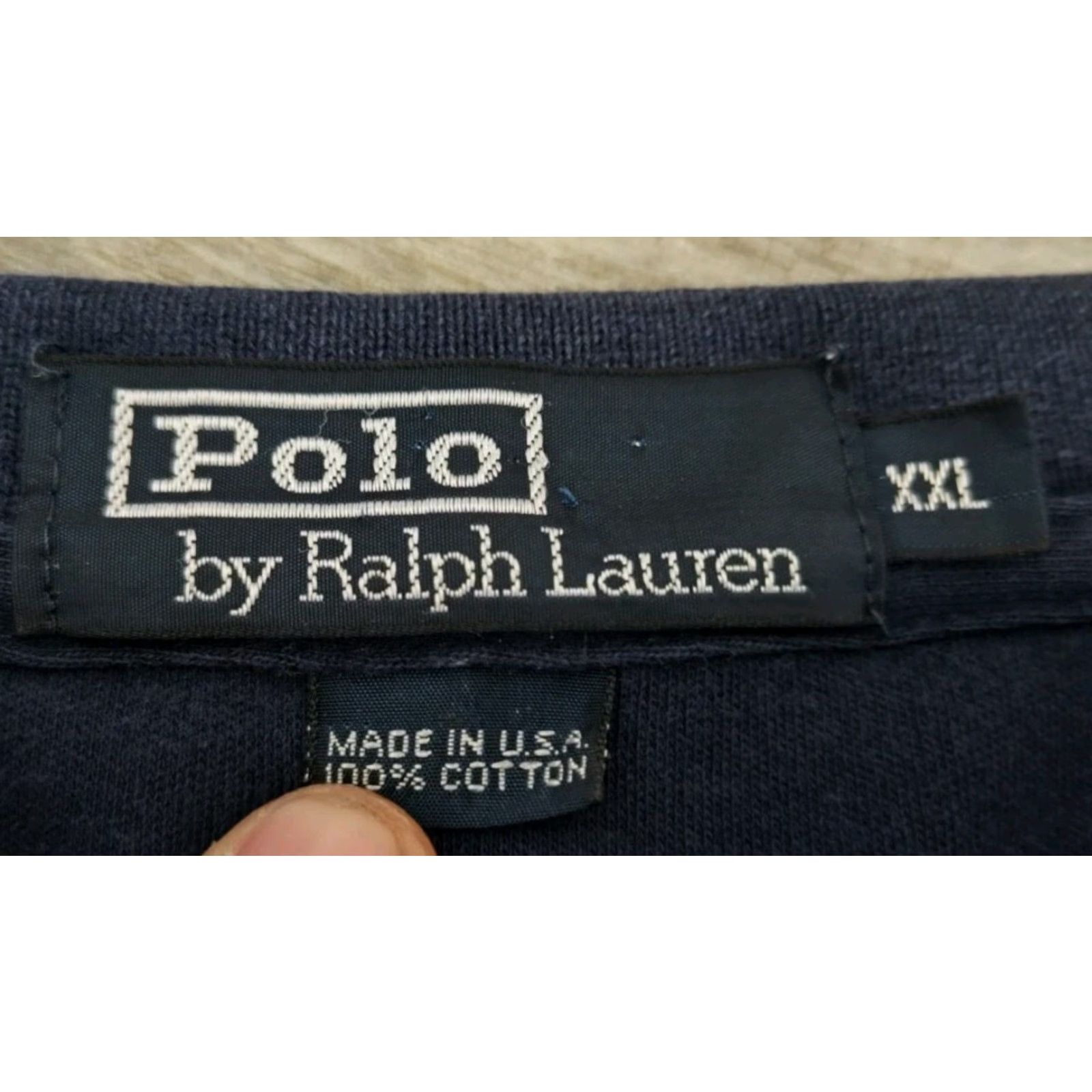 Polo Ralph Lauren VINTAGE Polo Ralph Lauren Polo Shirt Men XXL Blue Red Pony Logo USA Made Casual Short Sleeve Size US XXL / EU 58 / 5 - 6 Thumbnail
