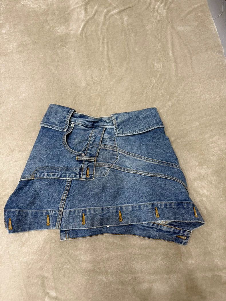 Alexander Wang Alexander Wang Denim Mini Skirt - dmc Size US 27 - 1 Thumbnail