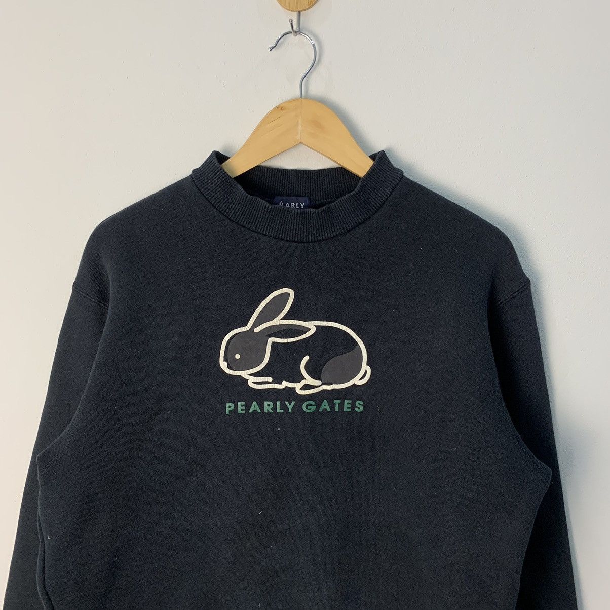 Japanese Brand Pearly Gates Jack Bunny Ears Big Logo Knitwear #2602 Size US M / EU 48-50 / 2 - 3 Thumbnail