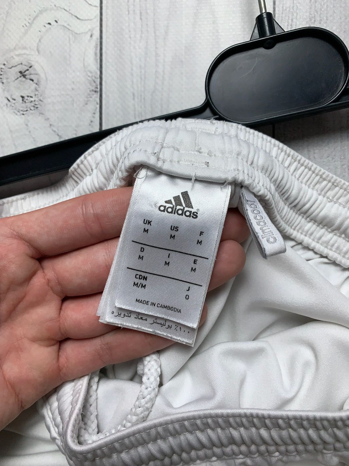 Adidas × Vintage Adidas Algeria soccer shorts size M white Size US 32 / EU 48 - 4 Thumbnail
