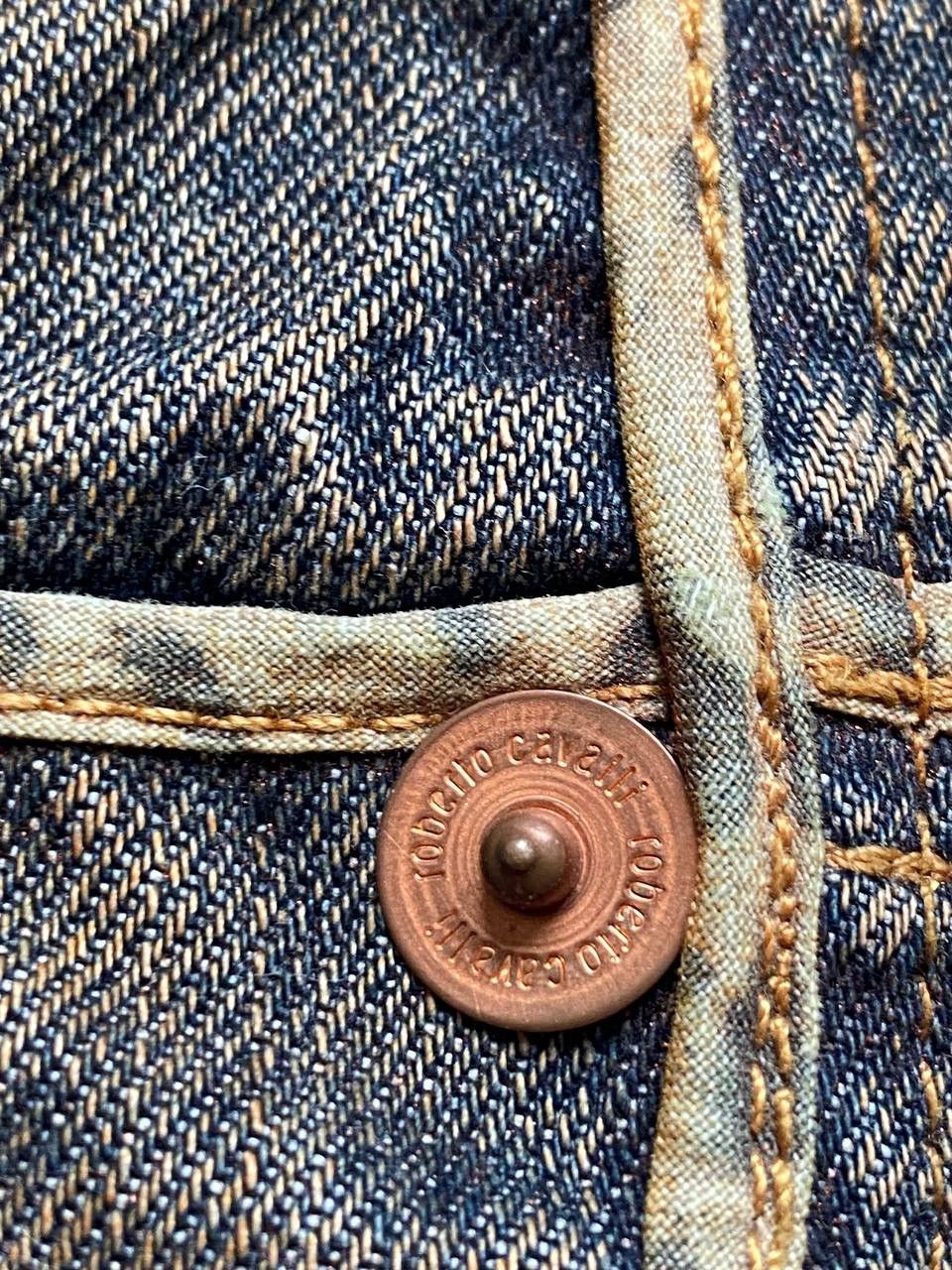 Designer × Roberto Cavalli × Vintage Roberto Cavalli Angels Women’s Y2K brand new Denim Jeans Size 28" / US 6 / IT 42 - 13 Thumbnail