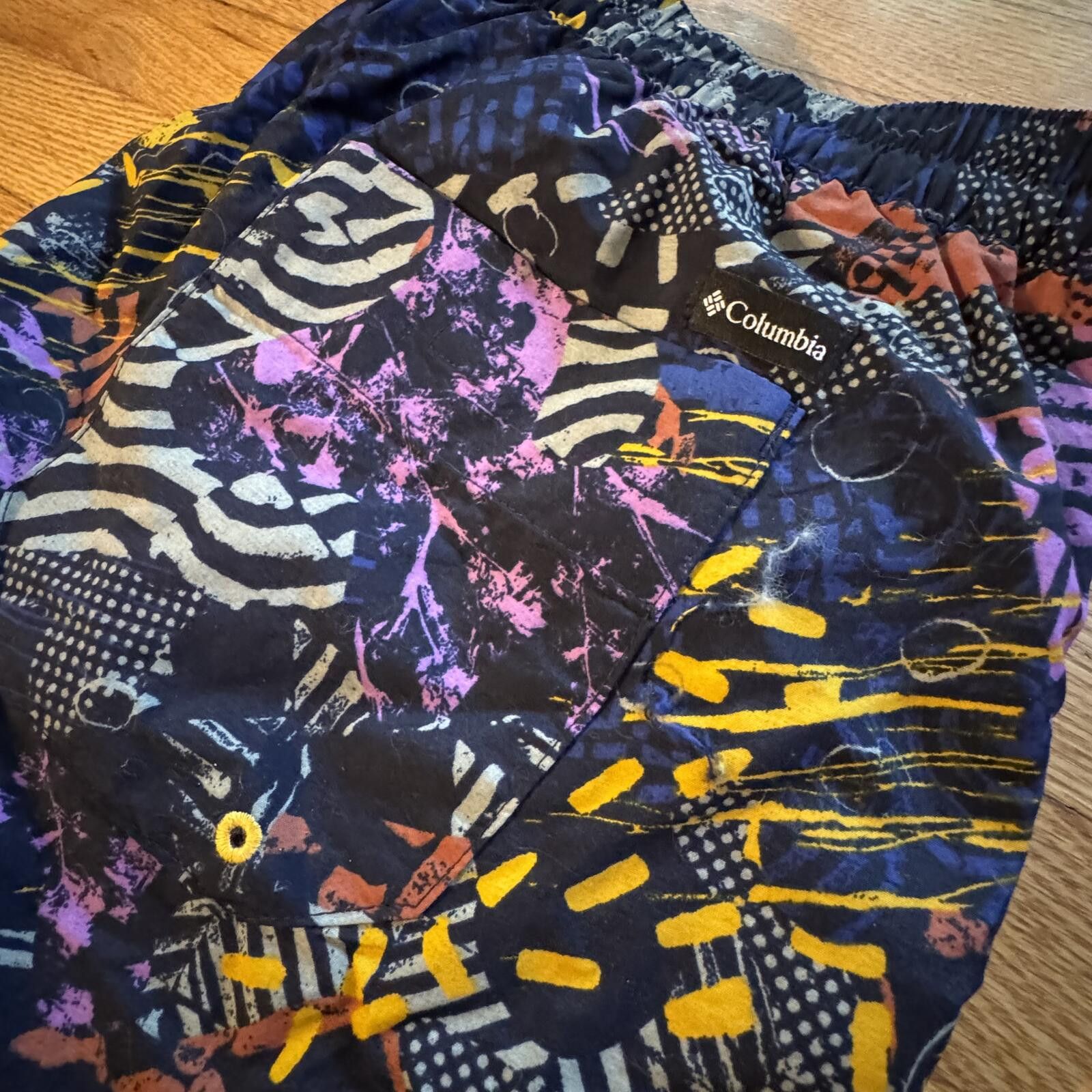 Columbia Columbia Men's Patterned Large Lined Swim Trunks Size US 34 / EU 50 - 1 Thumbnail