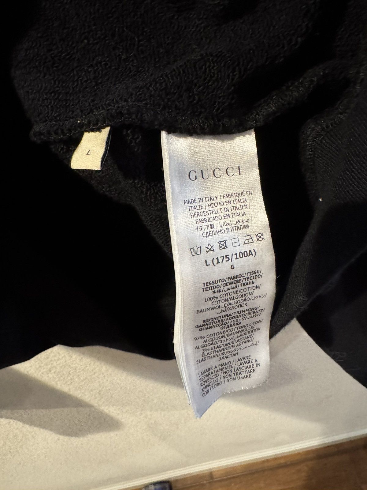 Gucci Gucci Printed Zip Detail Sweatshirt - Black Size US L / EU 52-54 / 3 - 3 Thumbnail