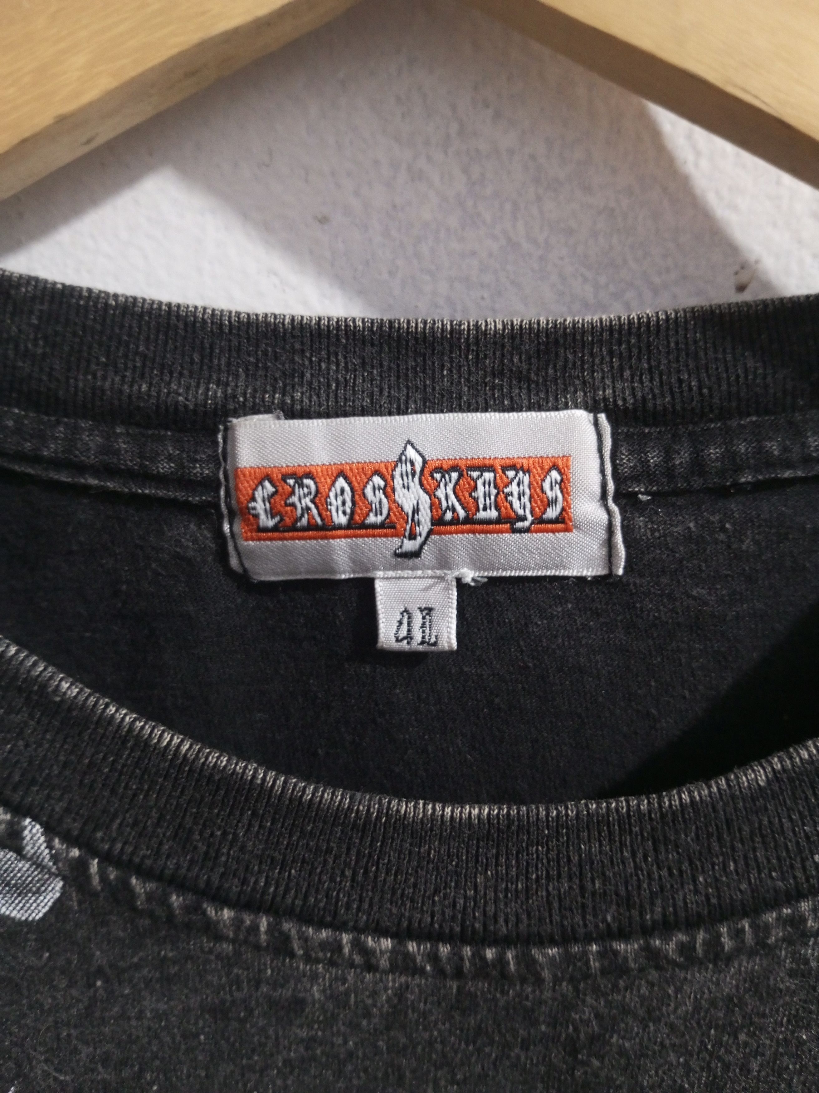 Karakuri Tamashii Vintage cross keys tribal dragon raglan tee Size US XL / EU 56 / 4 - 9 Thumbnail