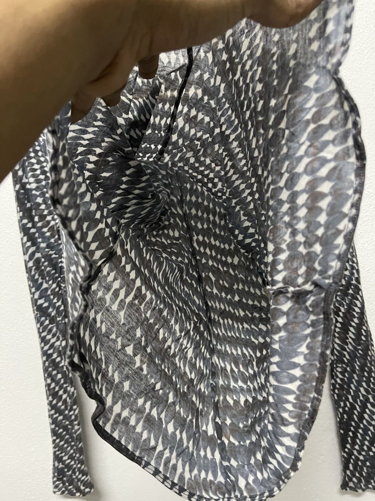 Marni × Vintage 90s MARNI LONG SLEEVE SHIRT WOMEN 42 Size M / US 6-8 / IT 42-44 - 6 Thumbnail