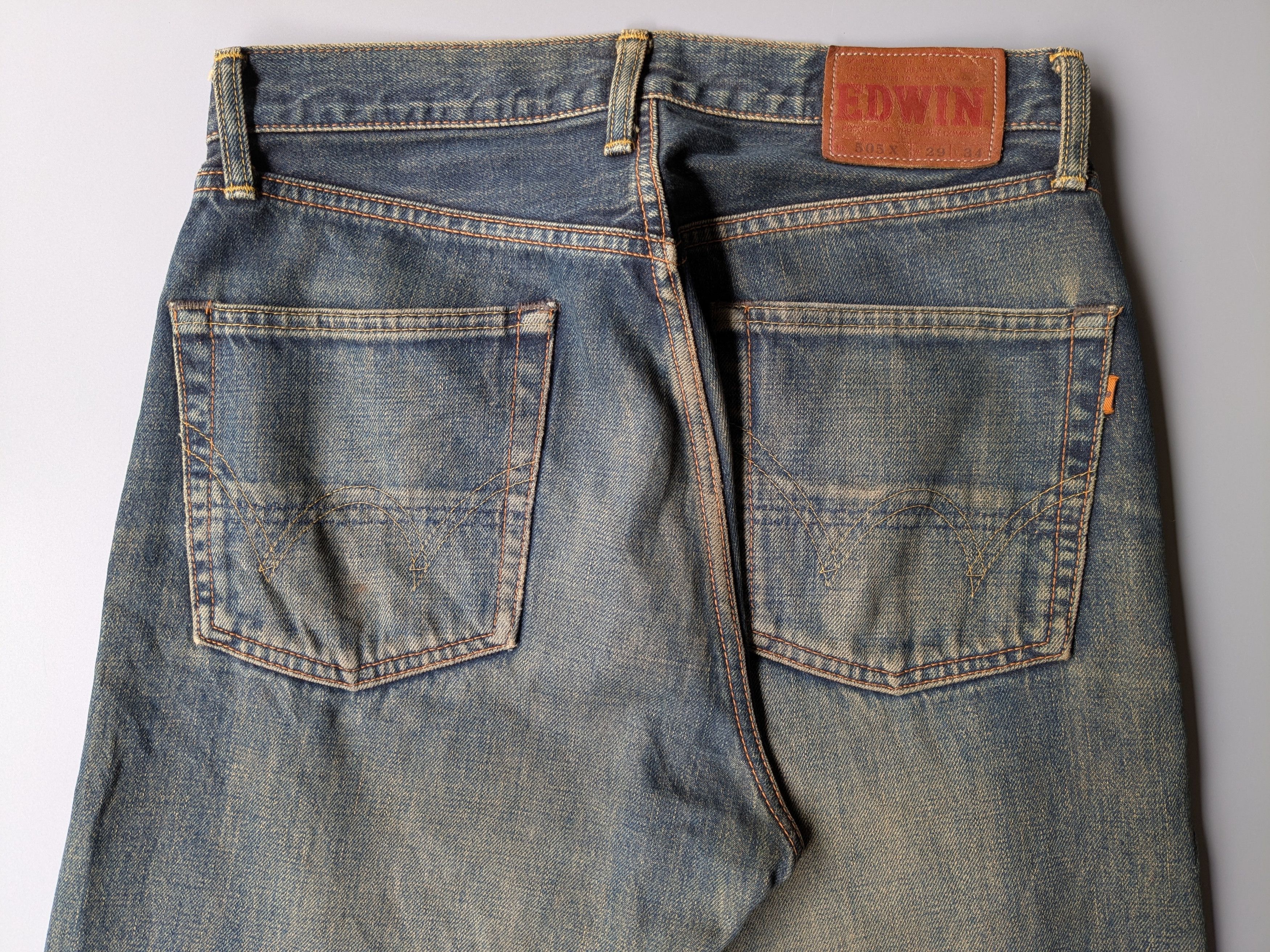 Edwin Edwin 505x mudwash selvedge jeans Size US 30 / EU 46 - 7 Thumbnail