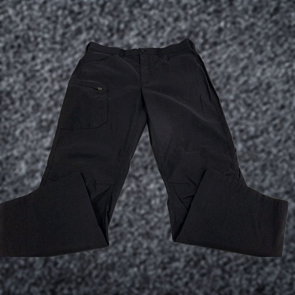 Eddie Bauer Eddie Bauer Mens Black Tech Pants Hiking Outdoors Stretch Size 36/30 Nylon #7325 Pants Regular 36in Inseam 30in Baggy? Size US 36 / EU 52 - 1 Thumbnail