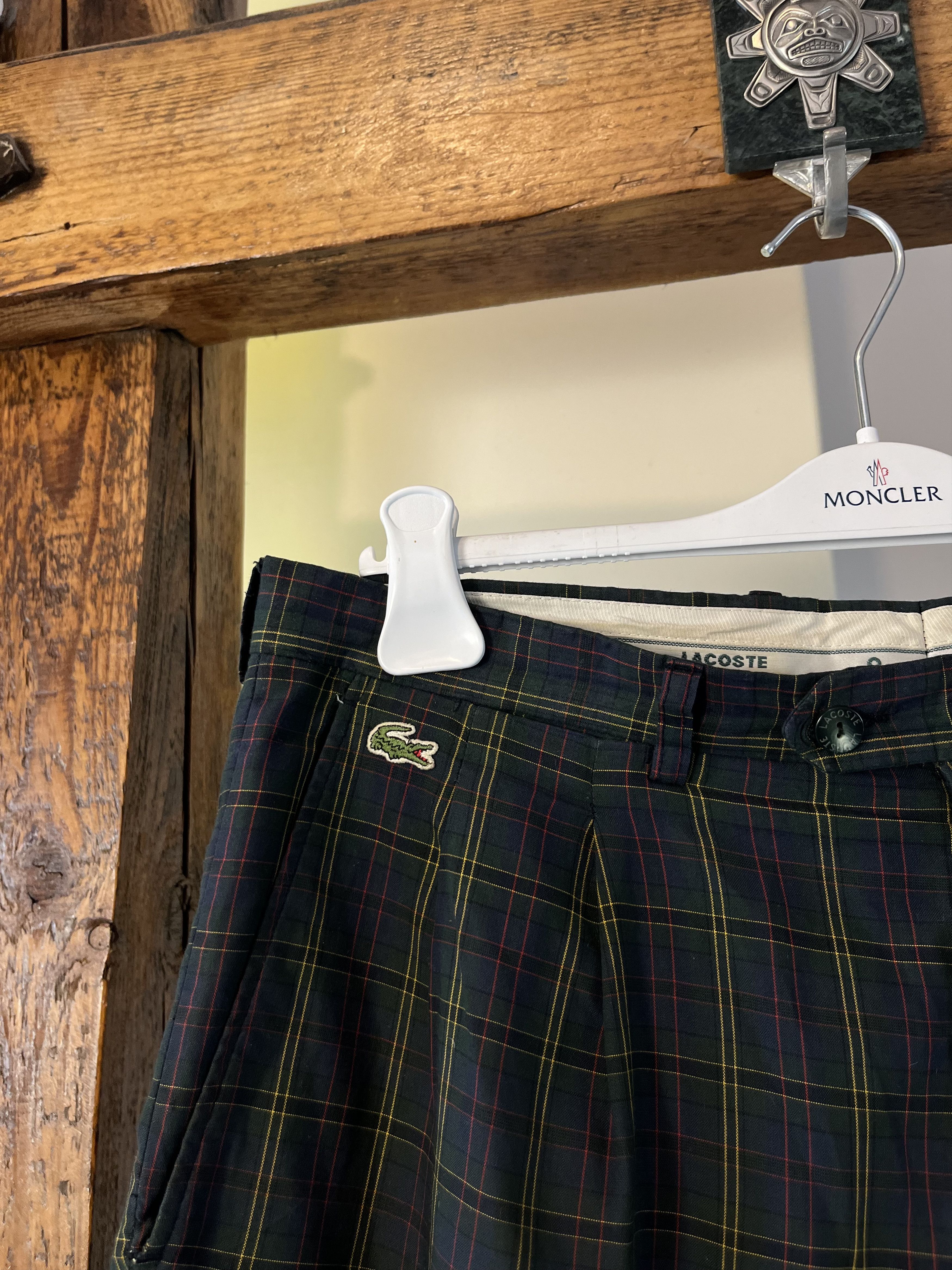 Lacoste Vintage 90s Lacoste Old Money Checked Pants Size US 36 / EU 52 - 3 Thumbnail