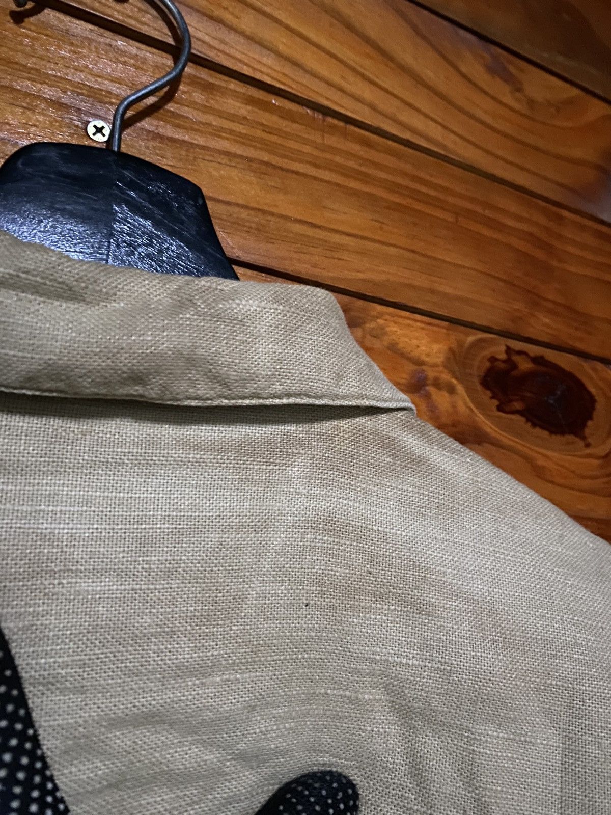 Japanese Brand Vintage Hillcop Beige Linen-Blend Casual Work Jacket Size US M / EU 48-50 / 2 - 11 Thumbnail