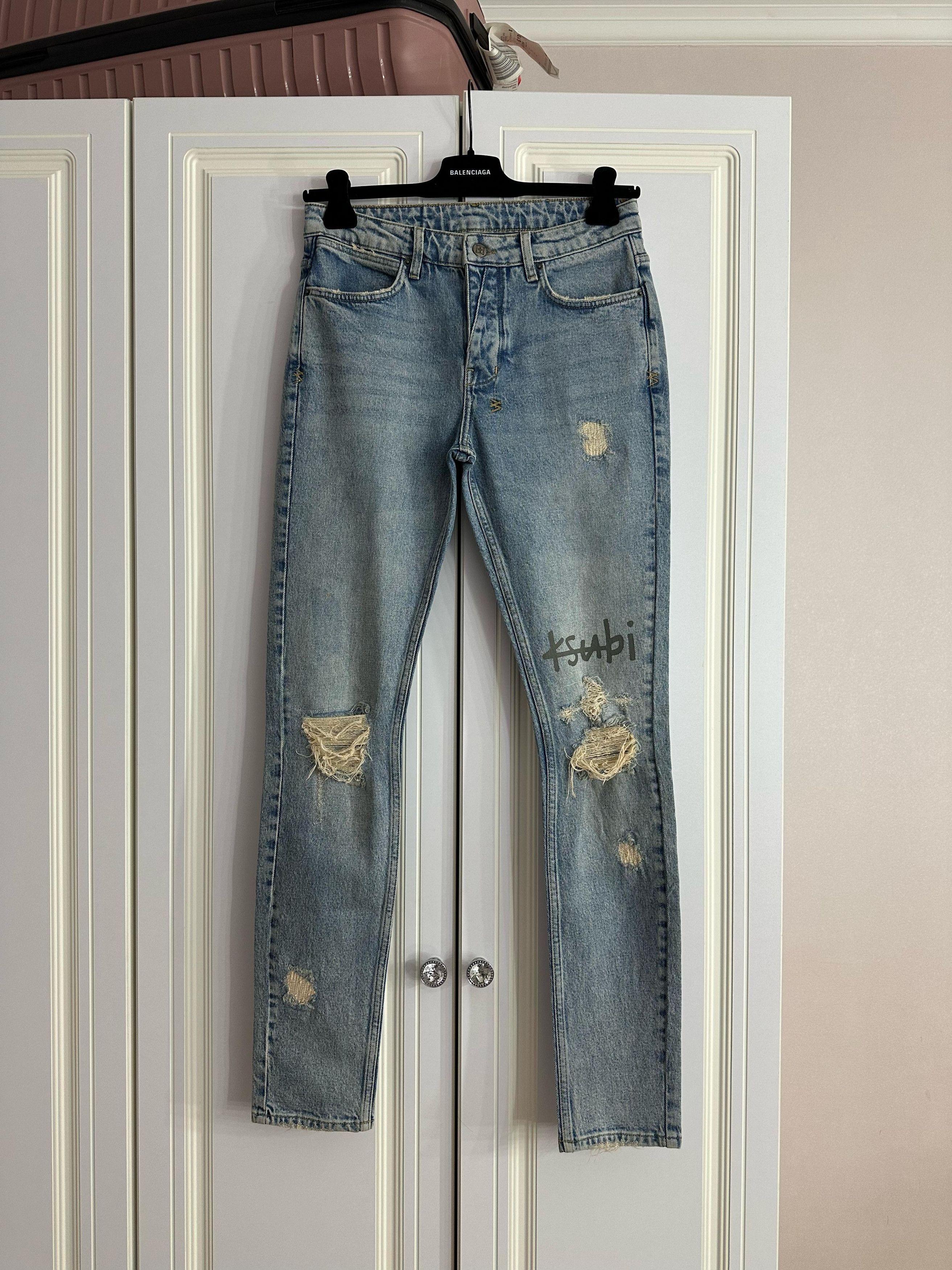 Pre-owned Ksubi Cc000013  Jeans In Blue