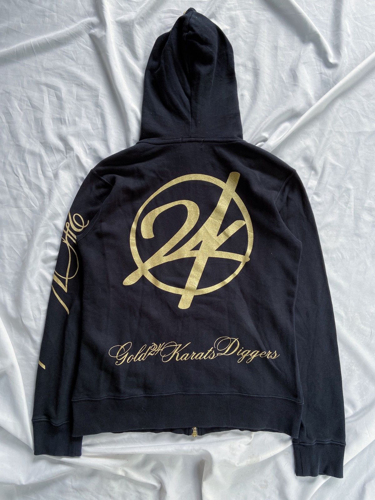 Japanese Brand GOLDS 24 KARATS DIGGERS ZIP HOODIE undercover number nine Size US M / EU 48-50 / 2 - 3 Thumbnail