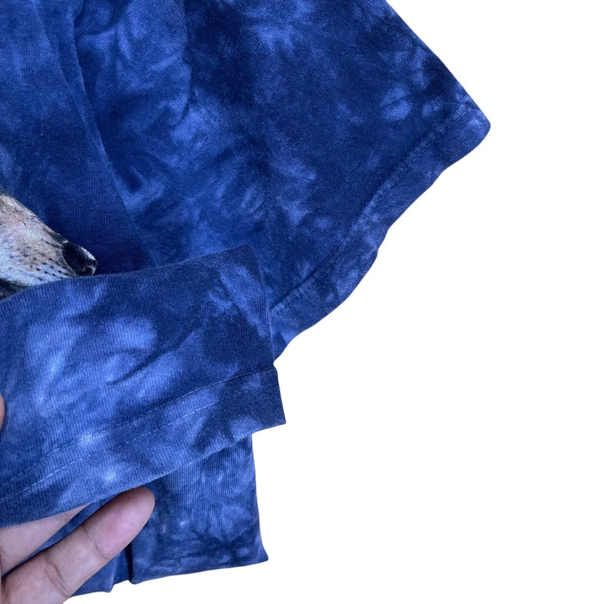 Japanese Brand × The Mountain × Vintage Vintage 90s The Mountain Wolf Pack Overprint Tee Size US M / EU 48-50 / 2 - 7 Thumbnail