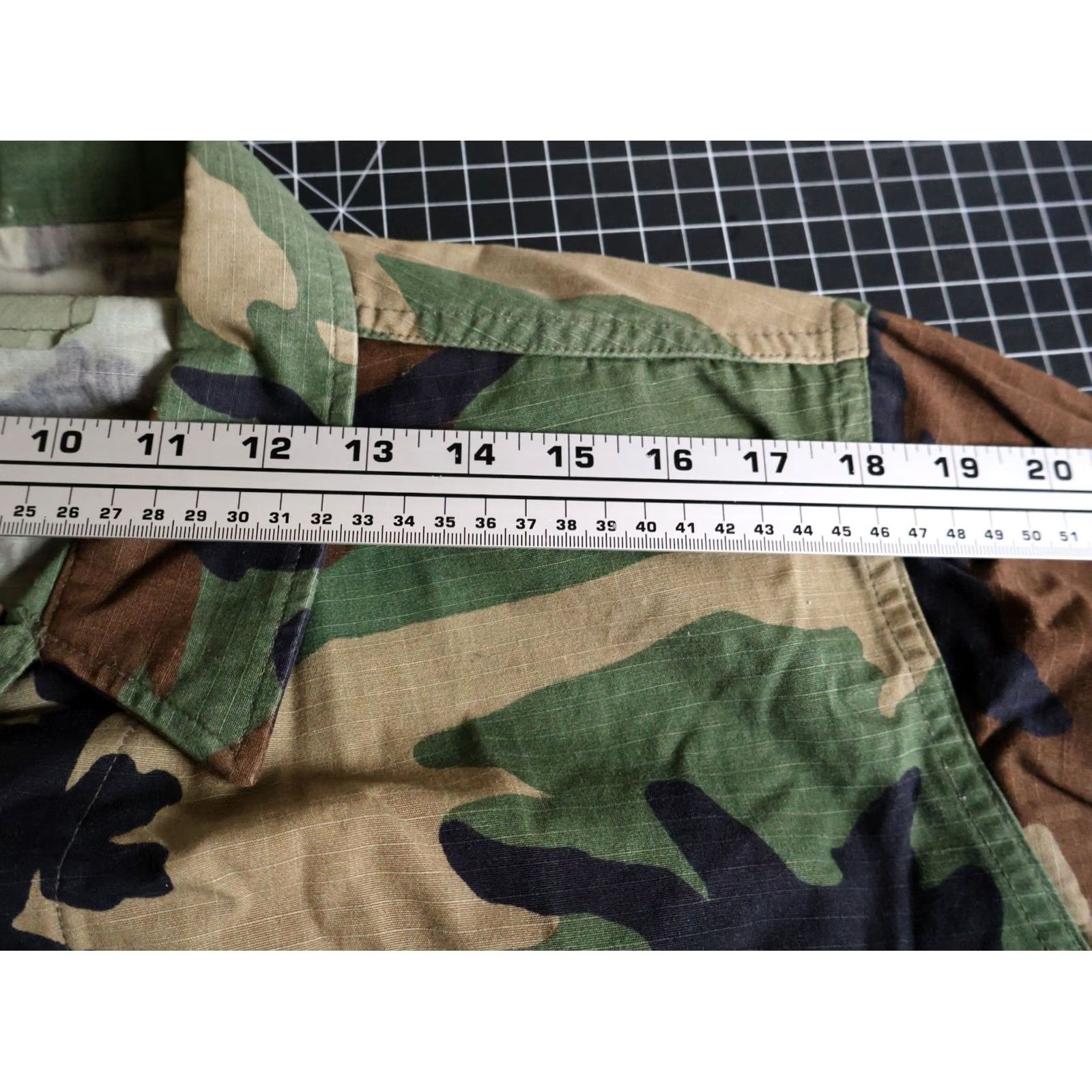American Apparel Military Jacket Men’s Medium Woodland Camo Camouflage Army Hot Weather Jacket Size US M / EU 48-50 / 2 - 7 Thumbnail