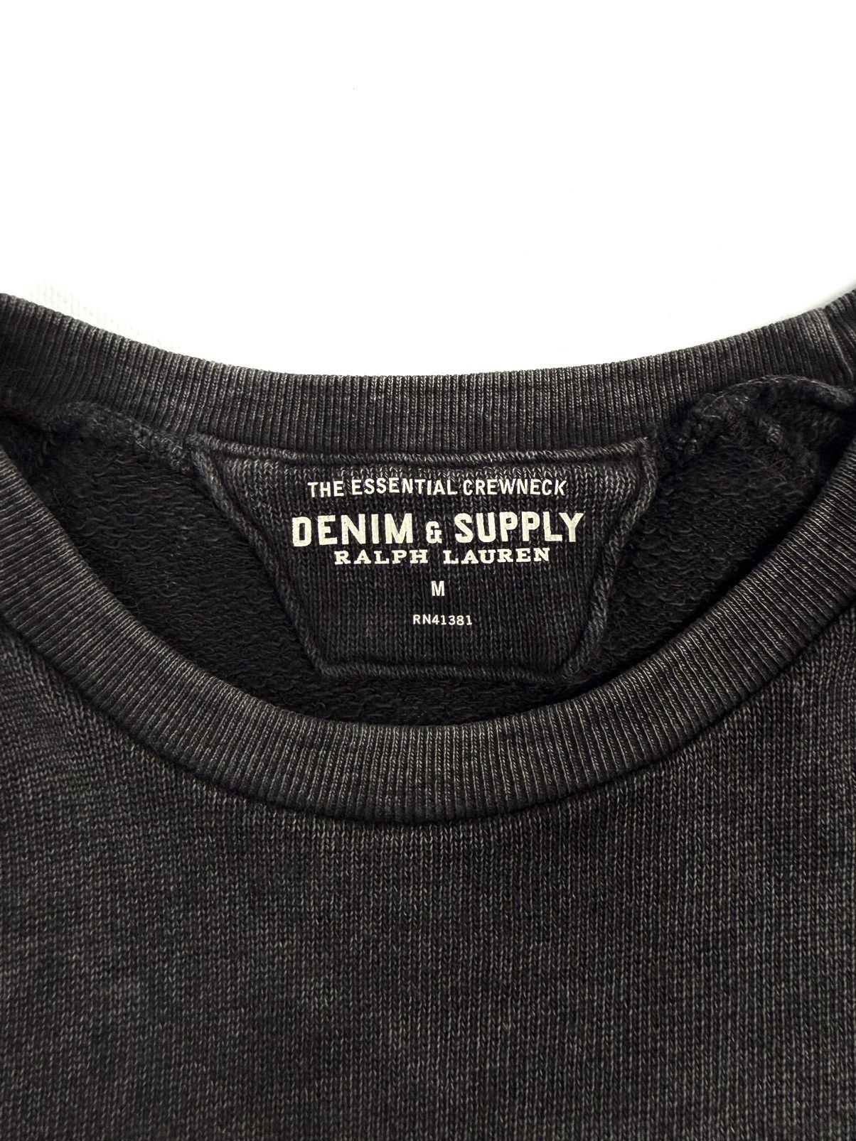 Denim & Supply Ralph Lauren Denim & Supply Ralph Lauren Washed Sweatshirt Basic Vintage Size US M / EU 48-50 / 2 - 12 Thumbnail
