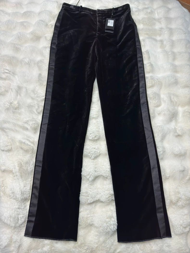 Yves Saint Laurent Saint Laurent size US 46 23 Show Velvet Smoking Pants 2502 Size US 30 / EU 46 - 1 Thumbnail
