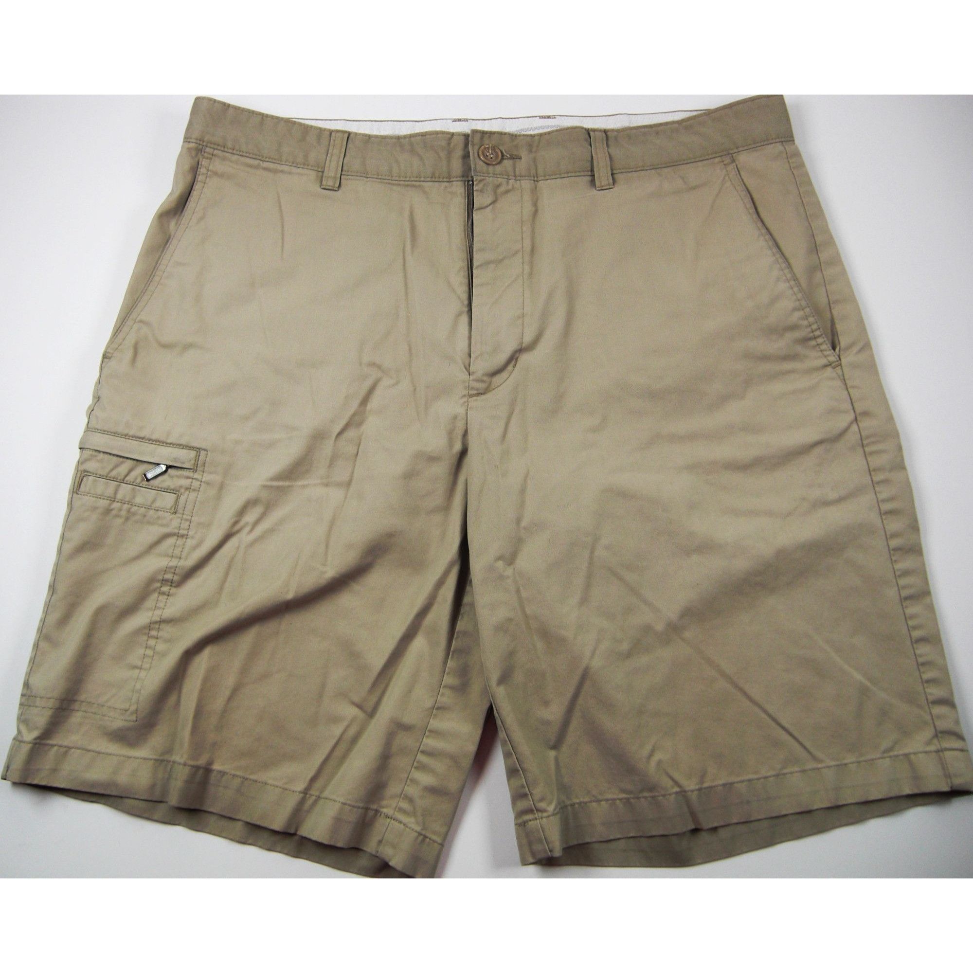 Greg Norman Greg Norman Tan Men’s Cargo Shorts Size 36 Tan with Side Poc Size US 36 / EU 52 - 1 Thumbnail