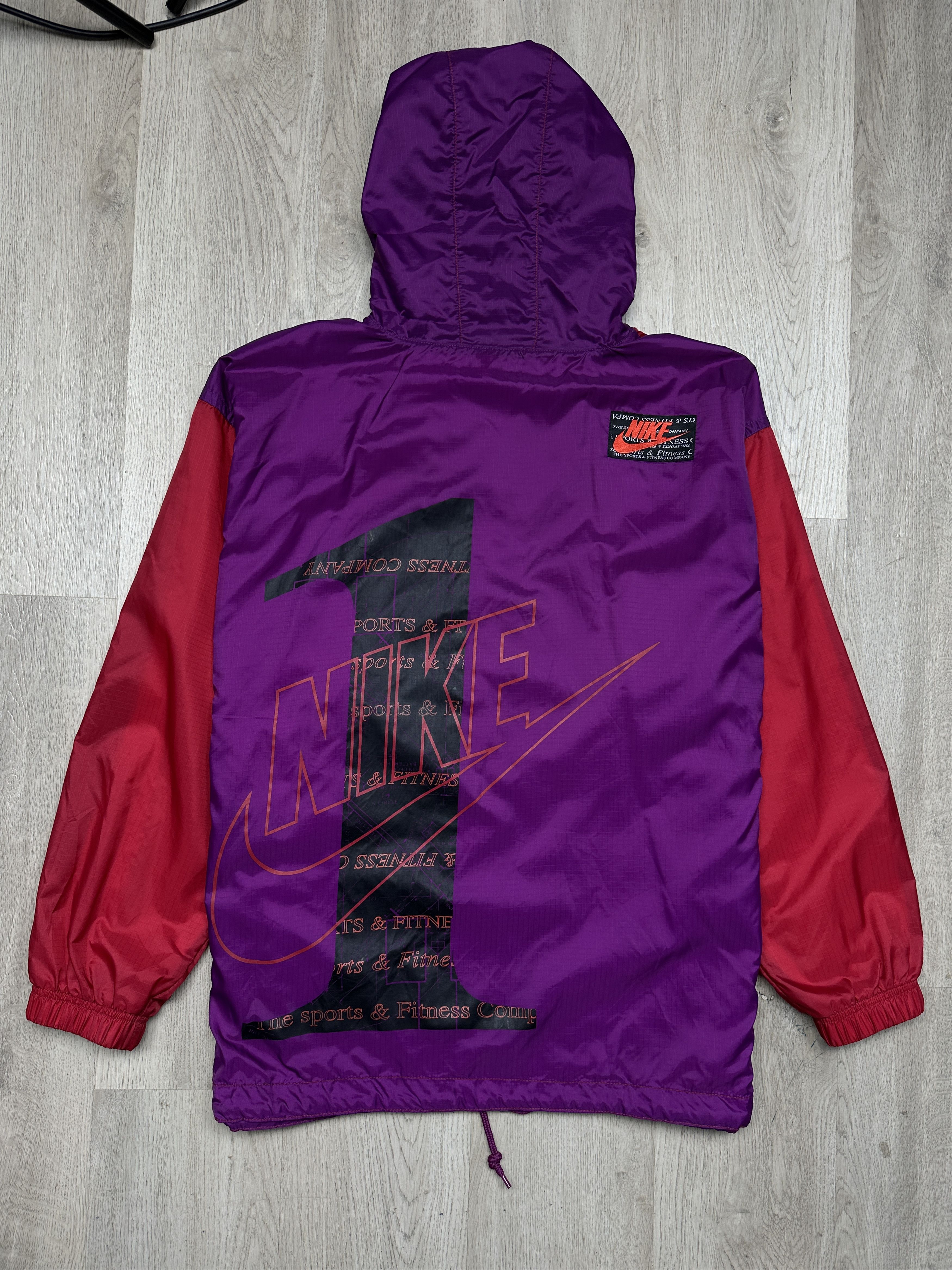 Nike Nike 90s Vintage Mens Nylon Track Suit Jacket + Pants Drill Size US 36 / EU 52 - 8 Thumbnail