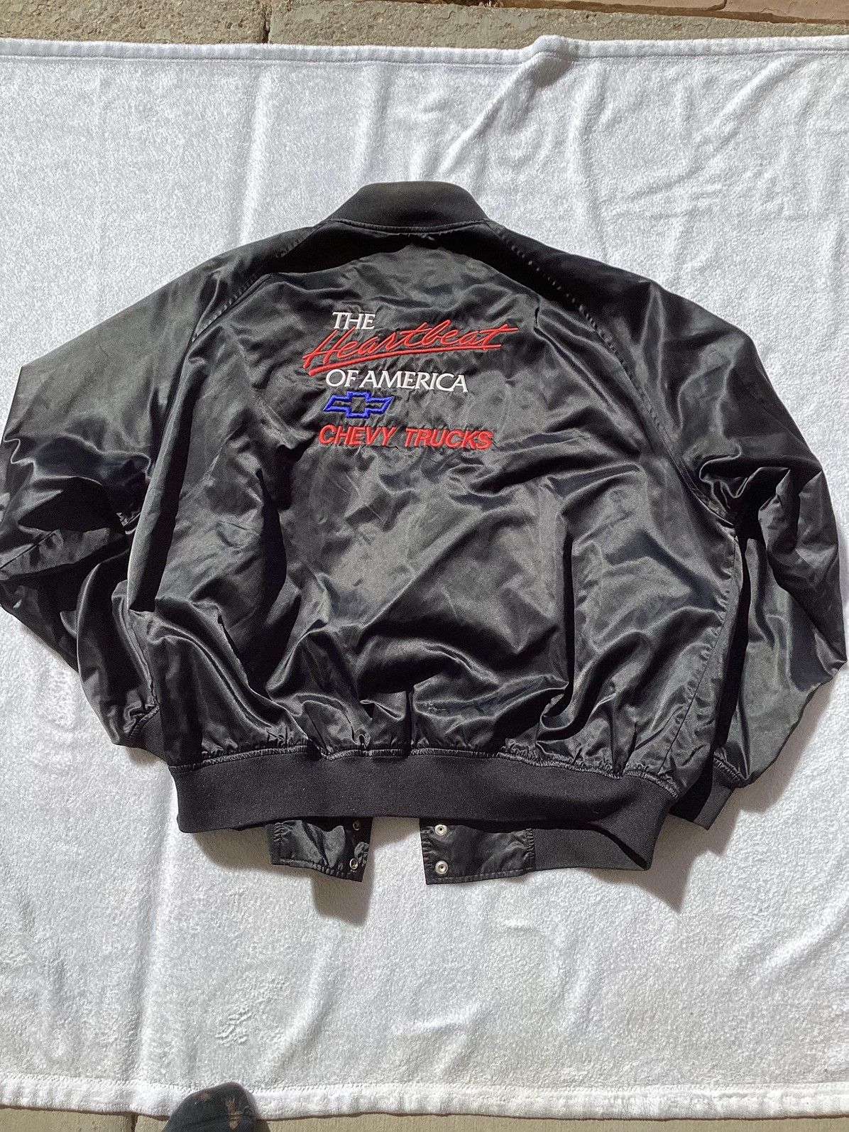 Chevrolet × Vintage Vtg 80s heartbreak of America Chevy trucks button up jacket Size US XXL / EU 58 / 5 - 3 Thumbnail