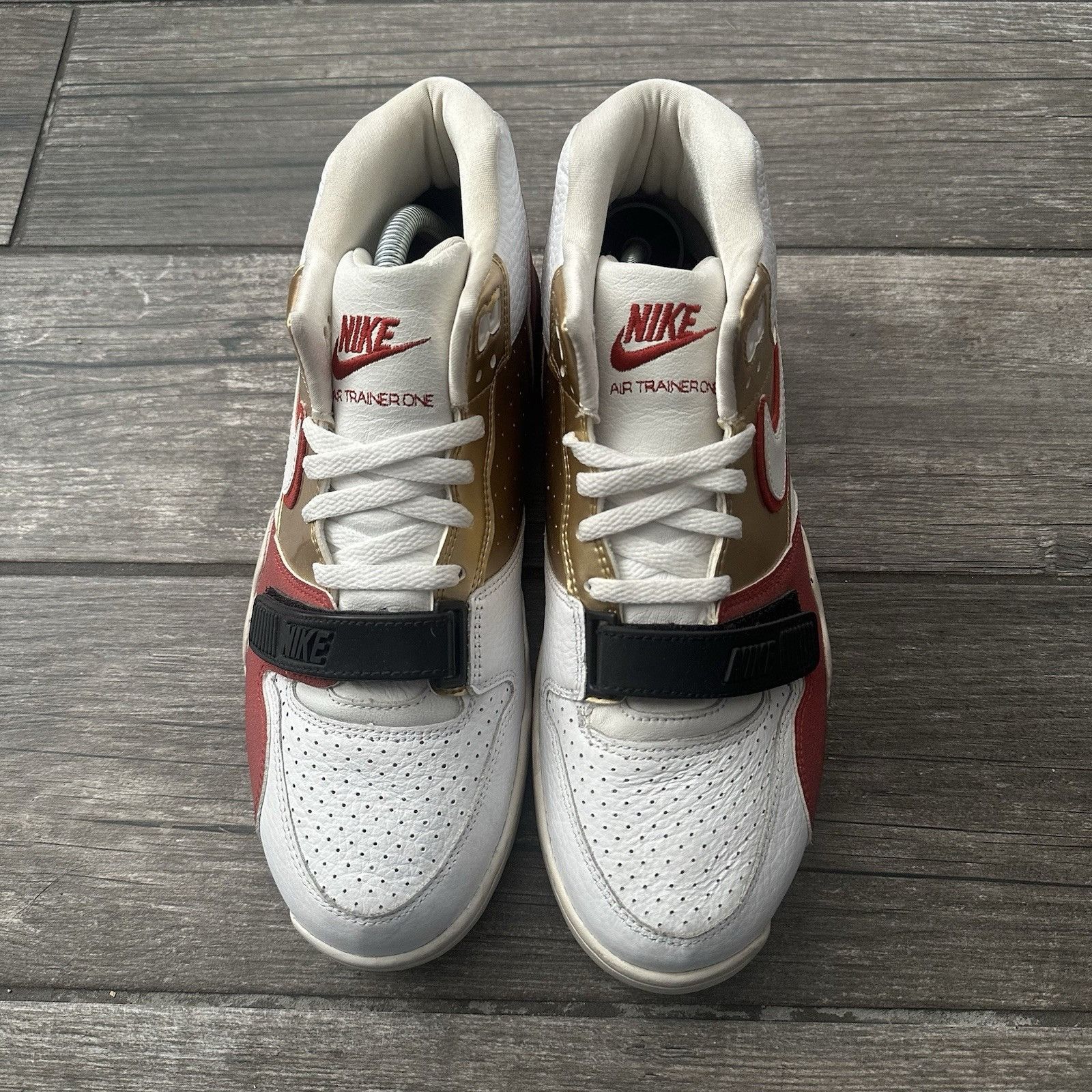 Nike NIKE AIR TRAINER 1 MID PRM BRICK LAYER 607081-101 SZ 9 SNEAK Size US 9 / EU 42 - 2 Thumbnail