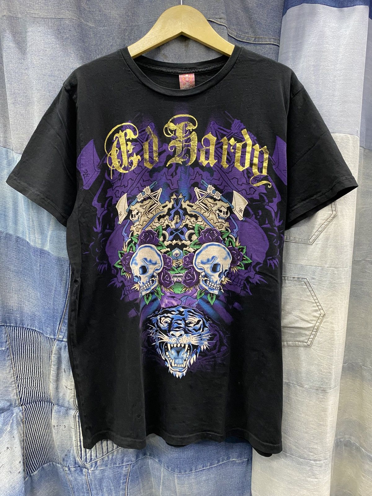 Designer × Ed Hardy × Vintage 💥edhardy vintage art tshirt Size US L / EU 52-54 / 3 - 1 Thumbnail