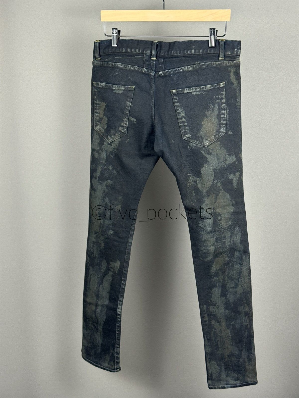 Saint Laurent Paris F/W 2013 Saint Laurent Distressed Chain Denim Jeans Size US 32 / EU 48 - 5 Thumbnail
