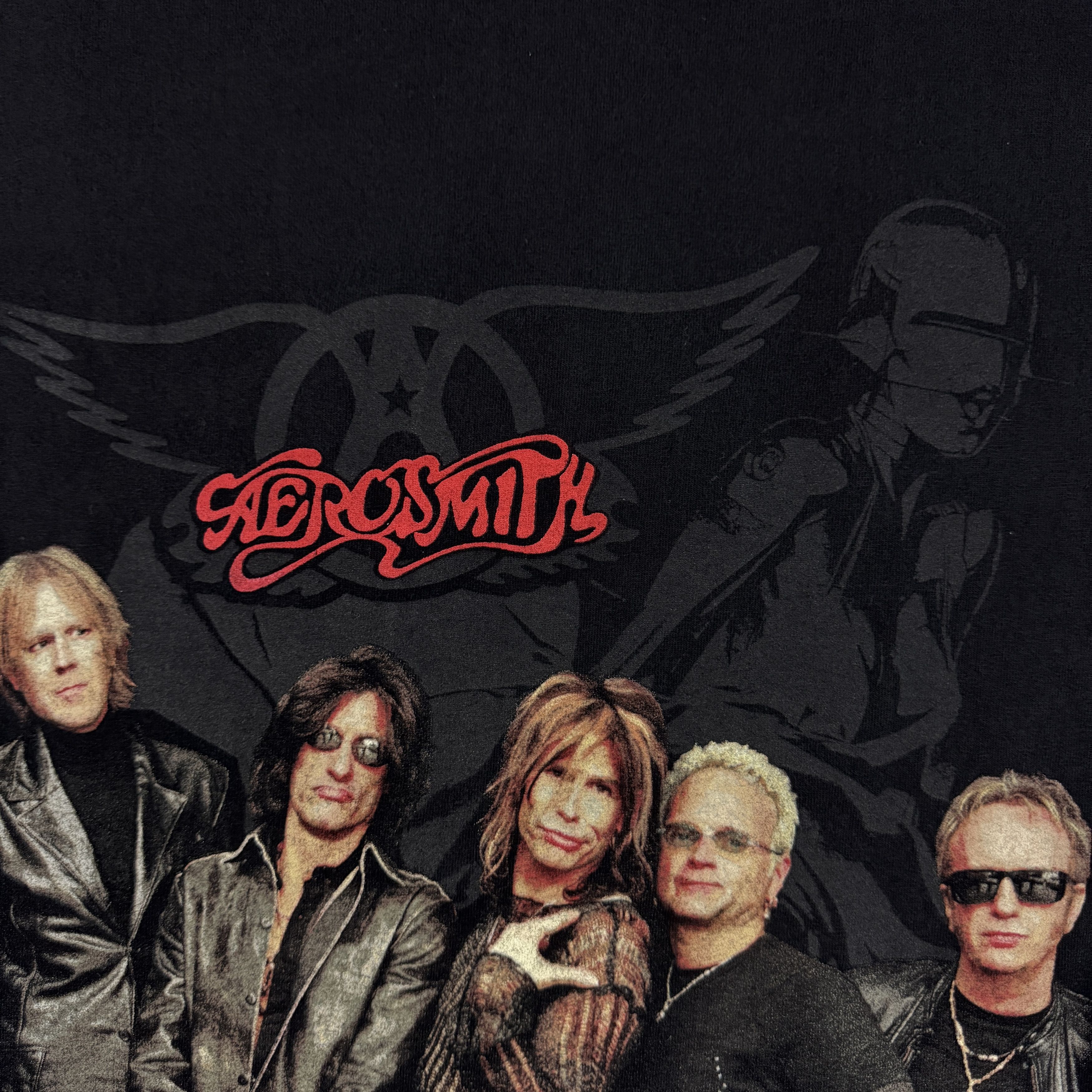 Band Tees Vintage 2001 Aerosmith x Sorayama World Tour Shirt Size US XXL / EU 58 / 5 - 5 Thumbnail