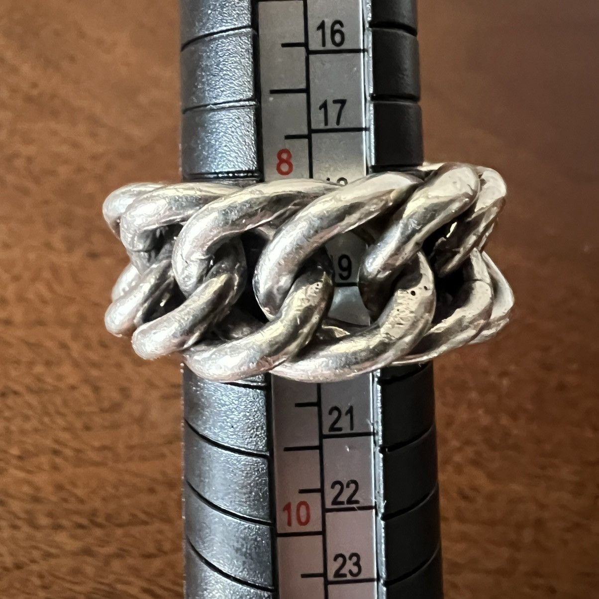 Ugo Cacciatori Chain Ring US Sz 8.5 Size ONE SIZE - 6 Thumbnail