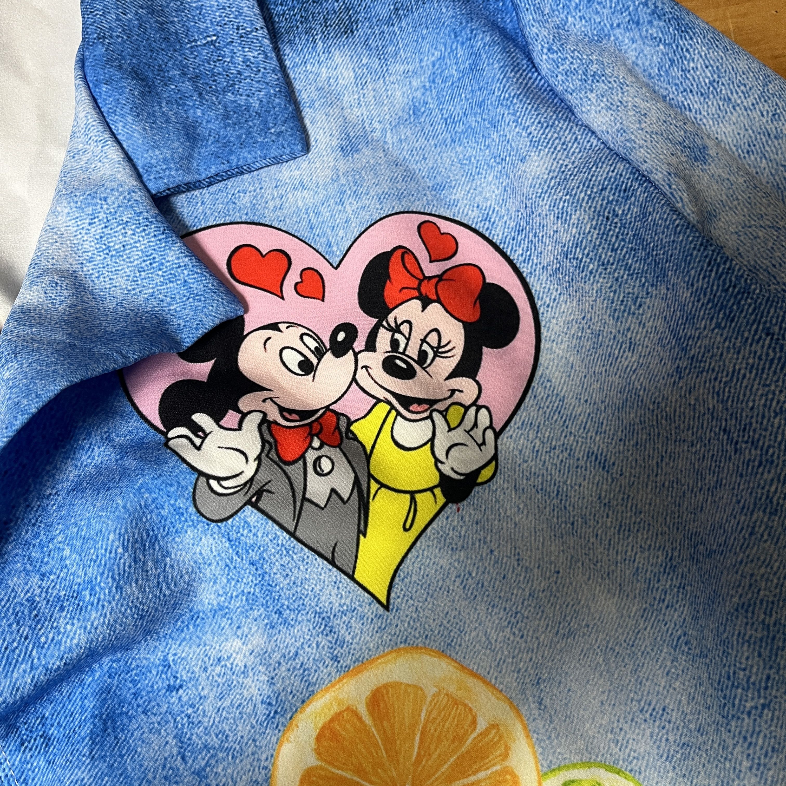 Other 90s Made in Italy Disney Mickey & Minnie Pop Art Jacket Size US L / EU 52-54 / 3 - 5 Thumbnail