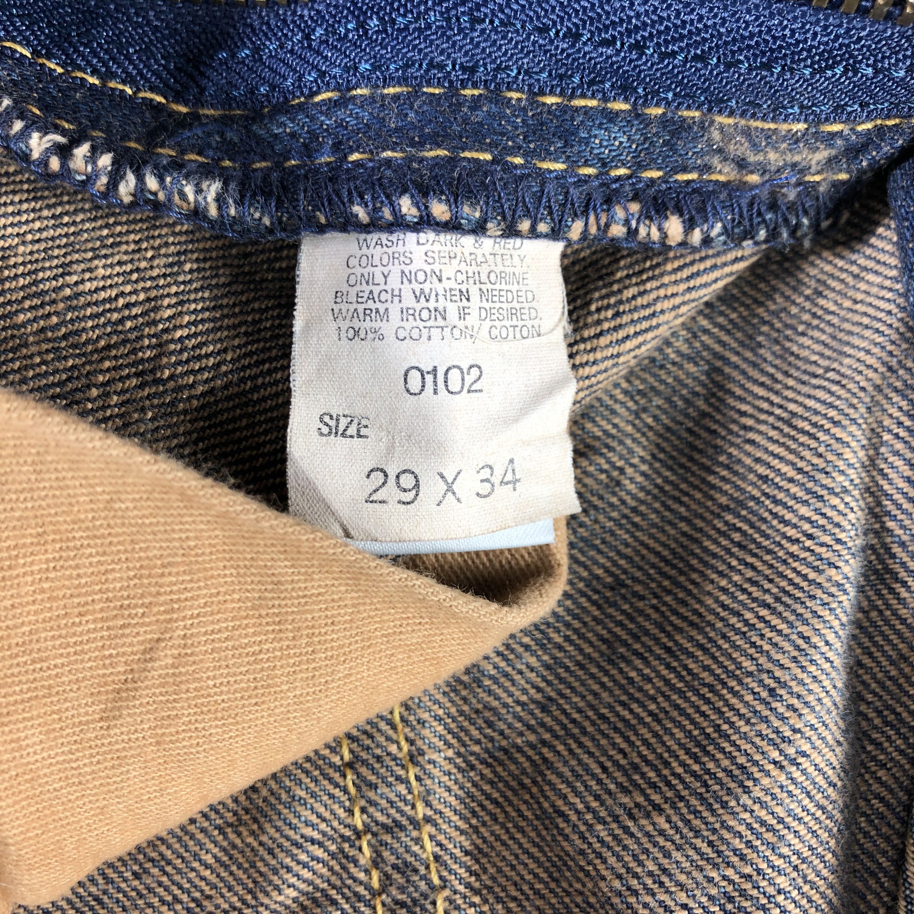 Lee Vintage Lee Riders Jeans Faded Blue Denim KJ2430 Size US 29 - 9 Thumbnail