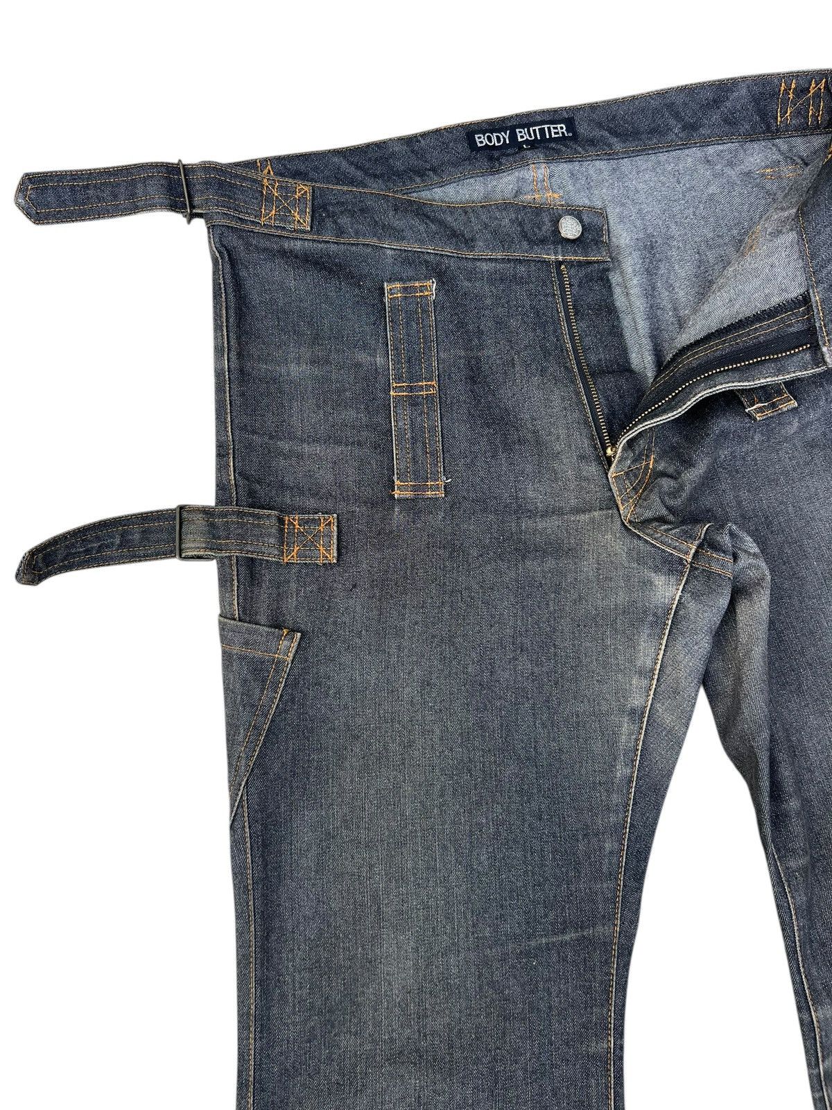 Vintage Vintage Body Butter Japan Fade Denim Bondage Bootcut Jeans Size US 33 - 8 Thumbnail