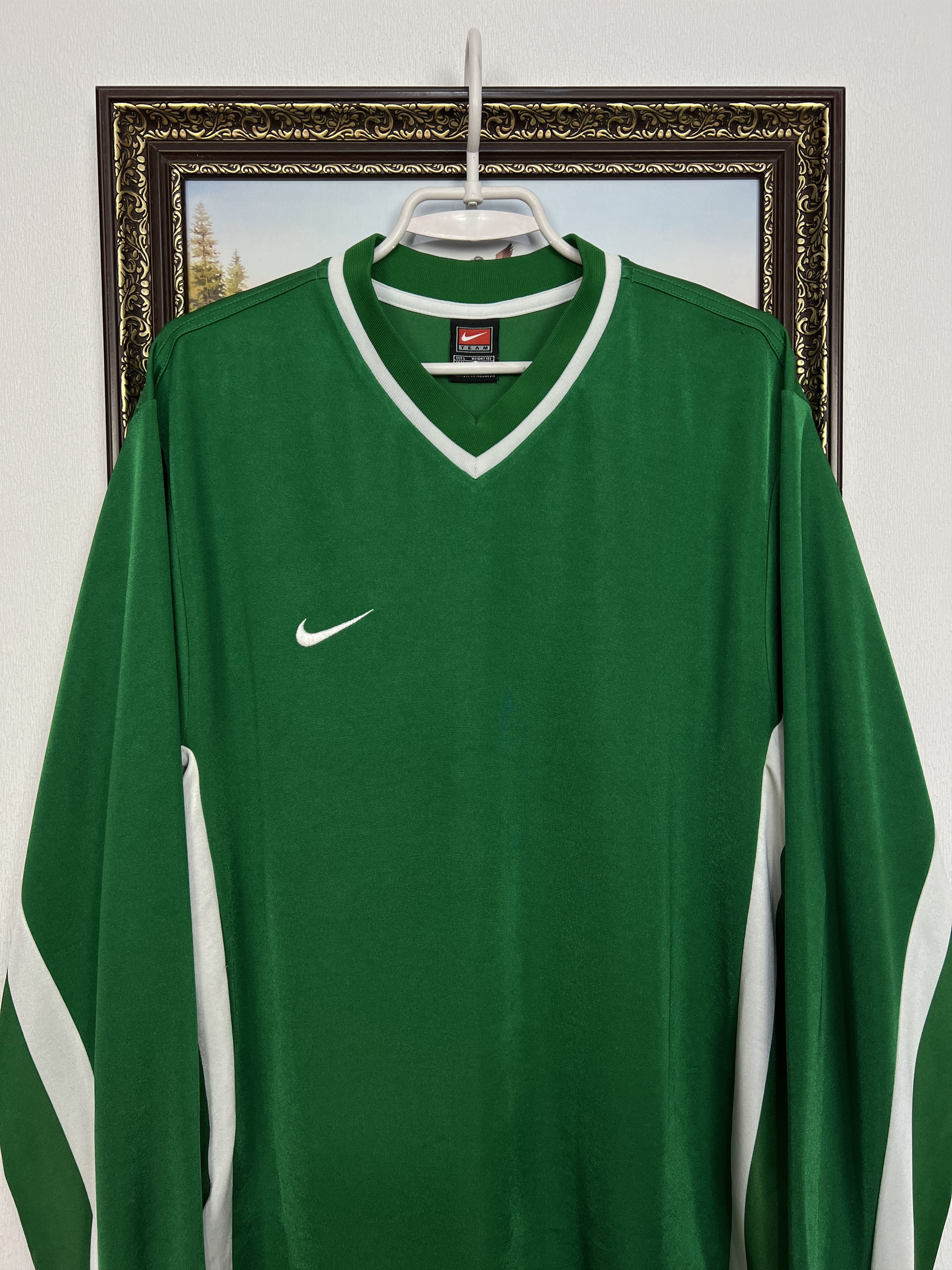 Nike Nigeria Football Template Shirt Long Sleeve Jersey Trikot Size US L / EU 52-54 / 3 - 2 Thumbnail