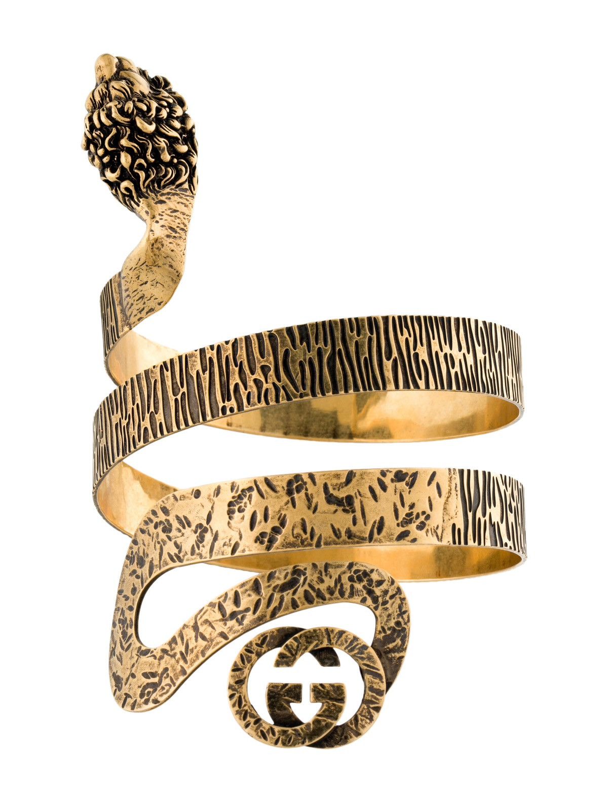 Gucci Gucci Lion Head Arm Cuff Size ONE SIZE - 4 Thumbnail