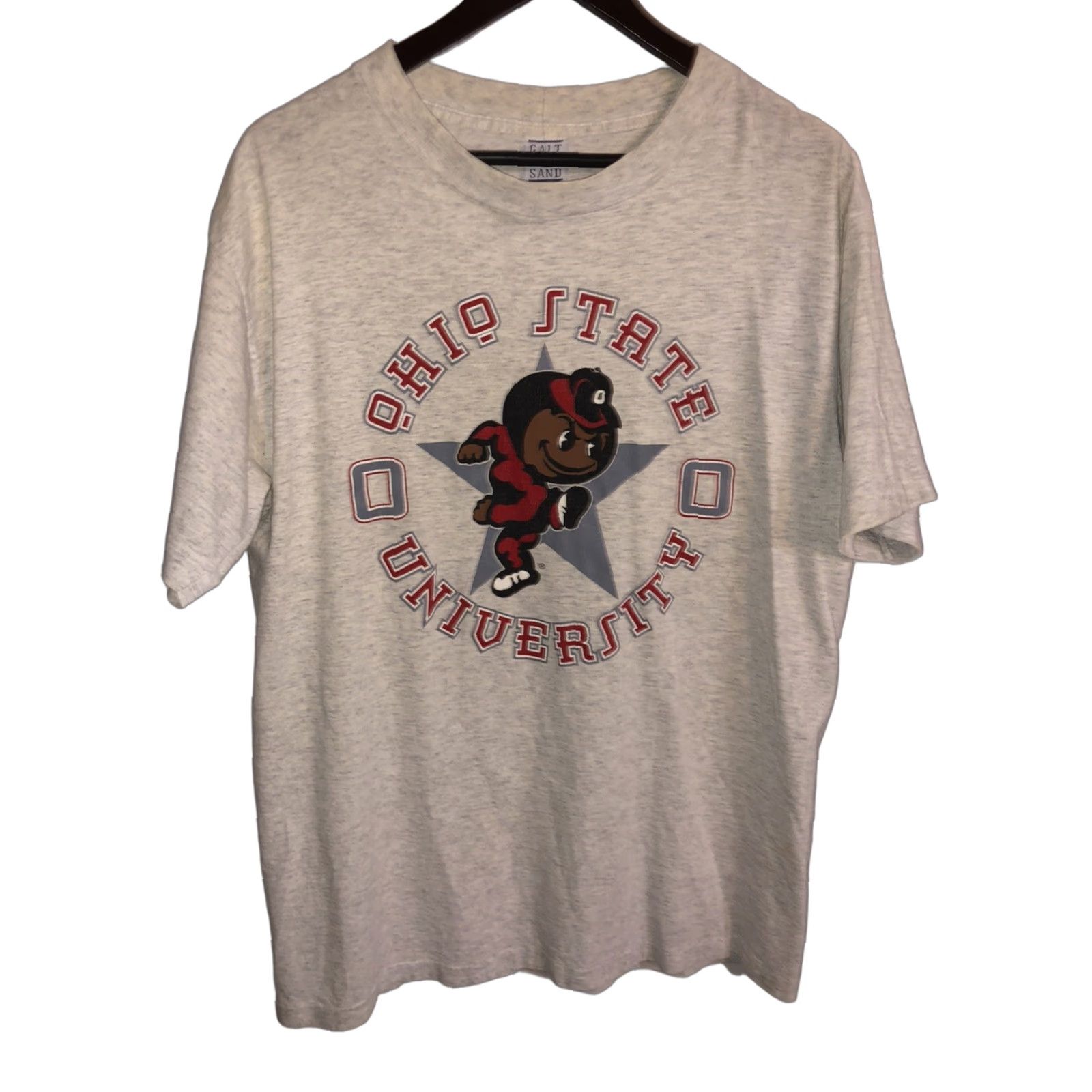 Vintage VINTAGE Buckeyes T-Shirt Ohio State 90s Baseball M Medium Gray Mens USA Shirt Size US M / EU 48-50 / 2 - 1 Thumbnail