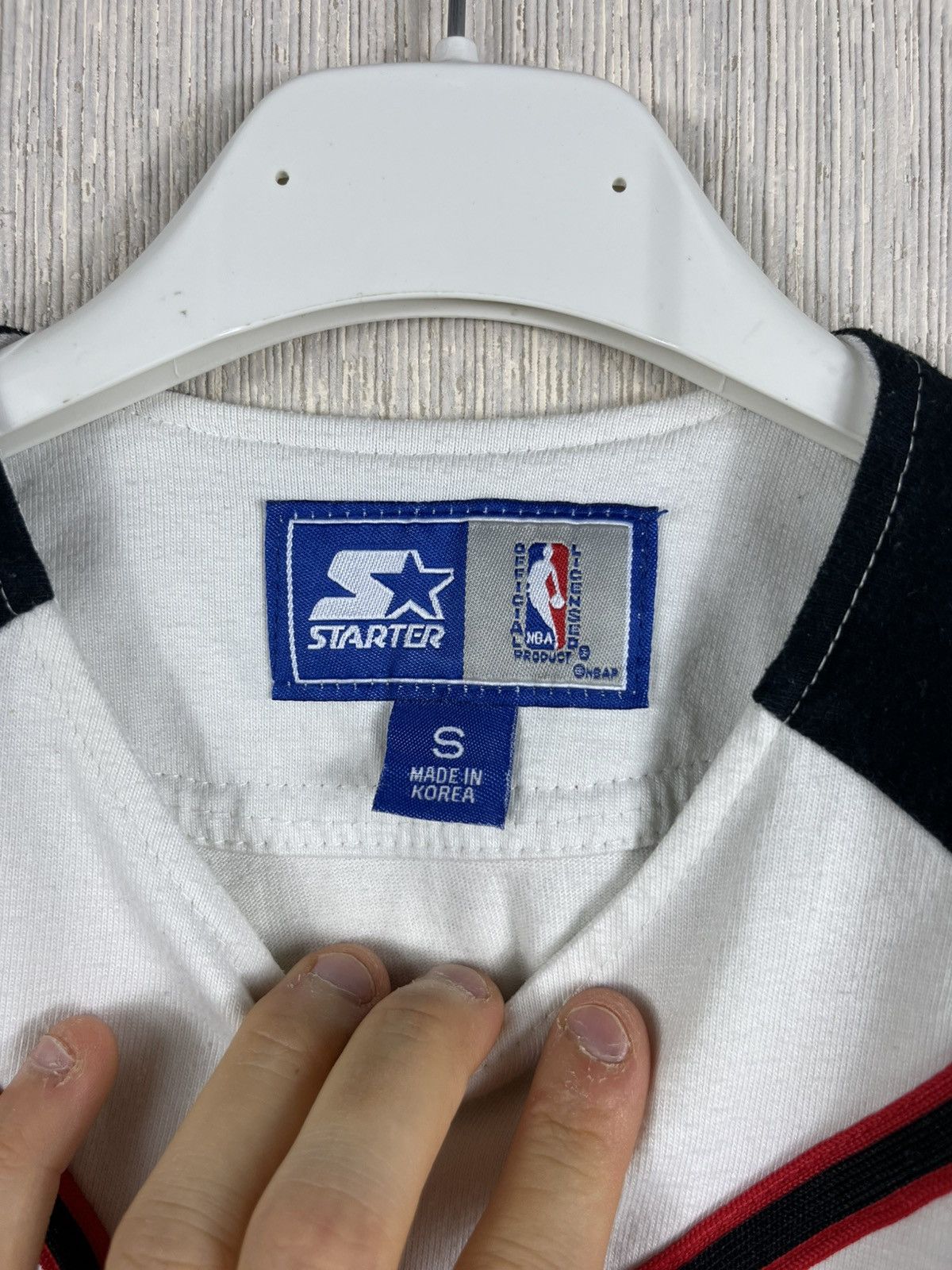 Starter Vintage 90s Majestic Chicago Bulls basketball button jersey Size S / US 4 / IT 40 - 14 Thumbnail