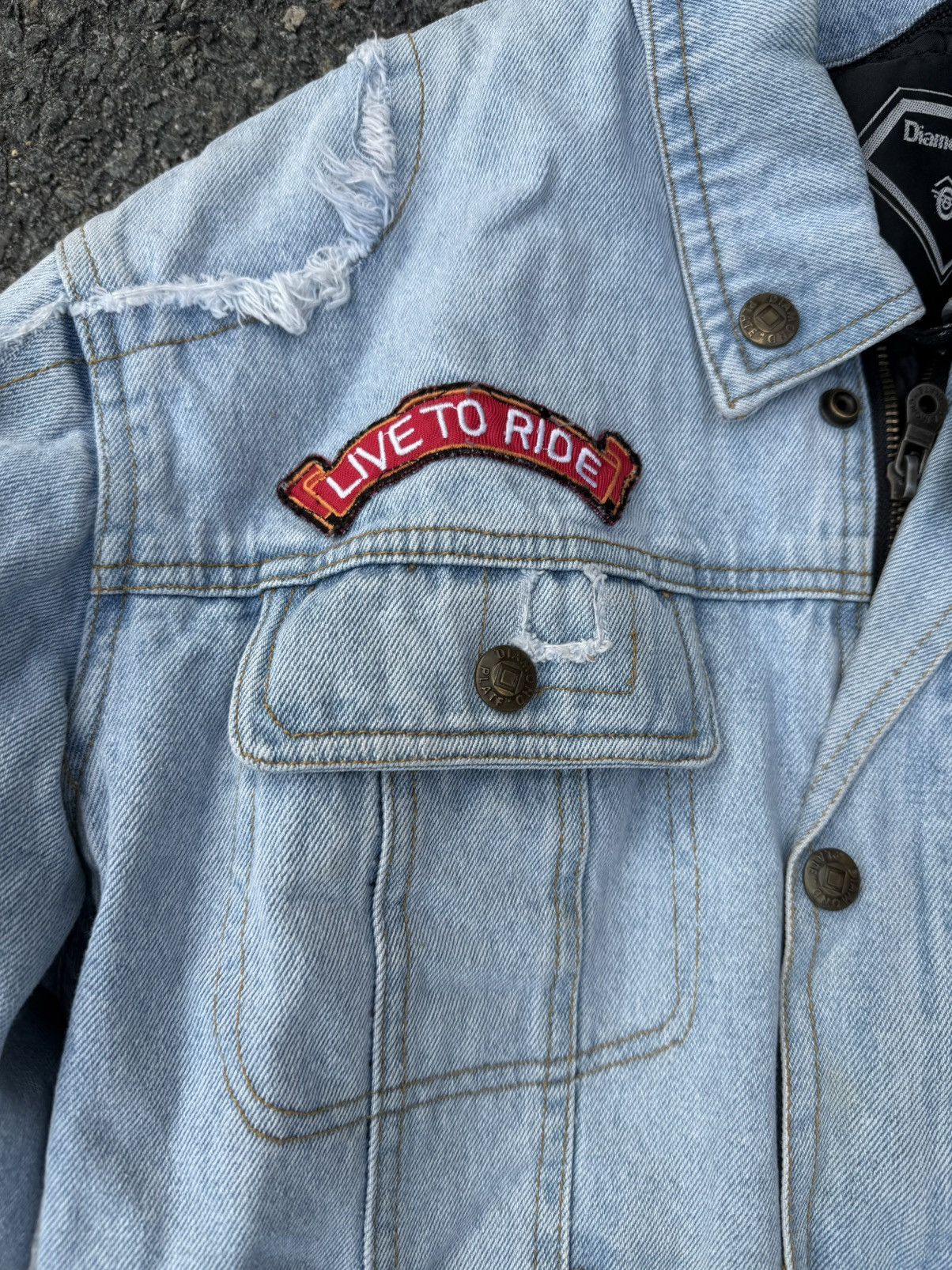 Other Denim Jean Designer Jacket by Diamond Plate Size US M / EU 48-50 / 2 - 2 Thumbnail