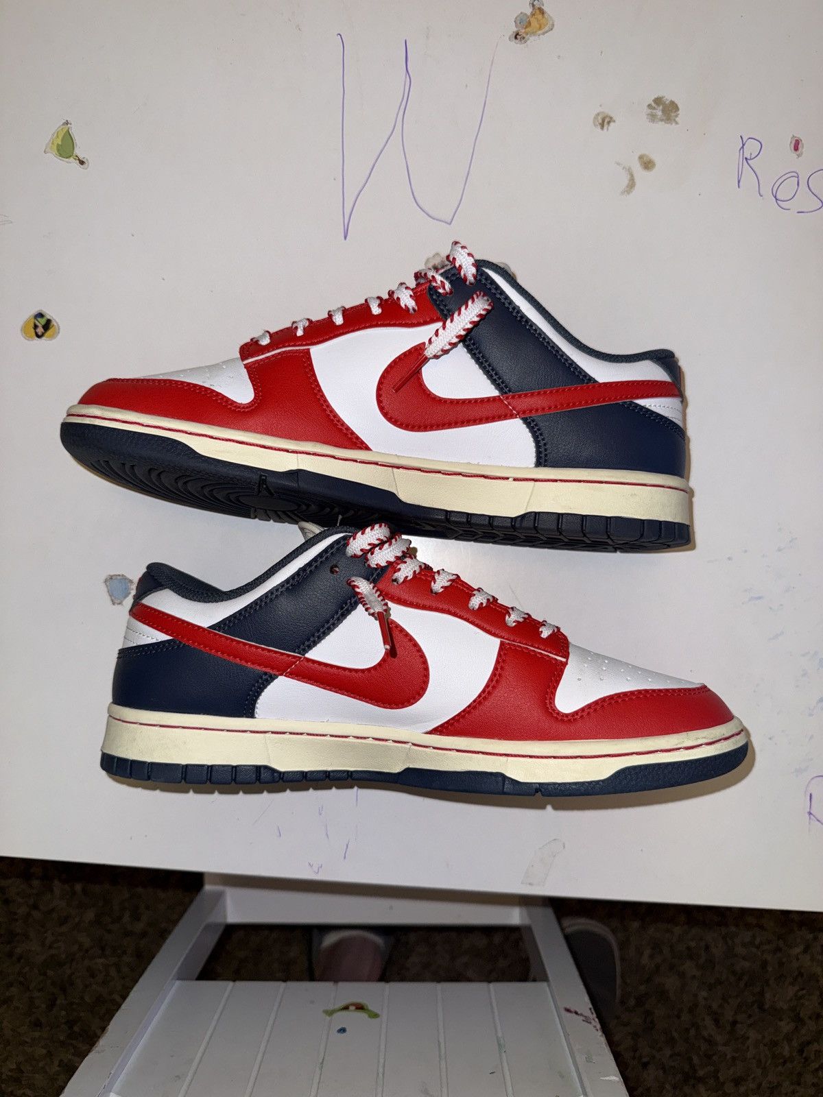 Nike Nike dunk low Boston Red Sox Size US 9 / EU 42 - 2 Thumbnail