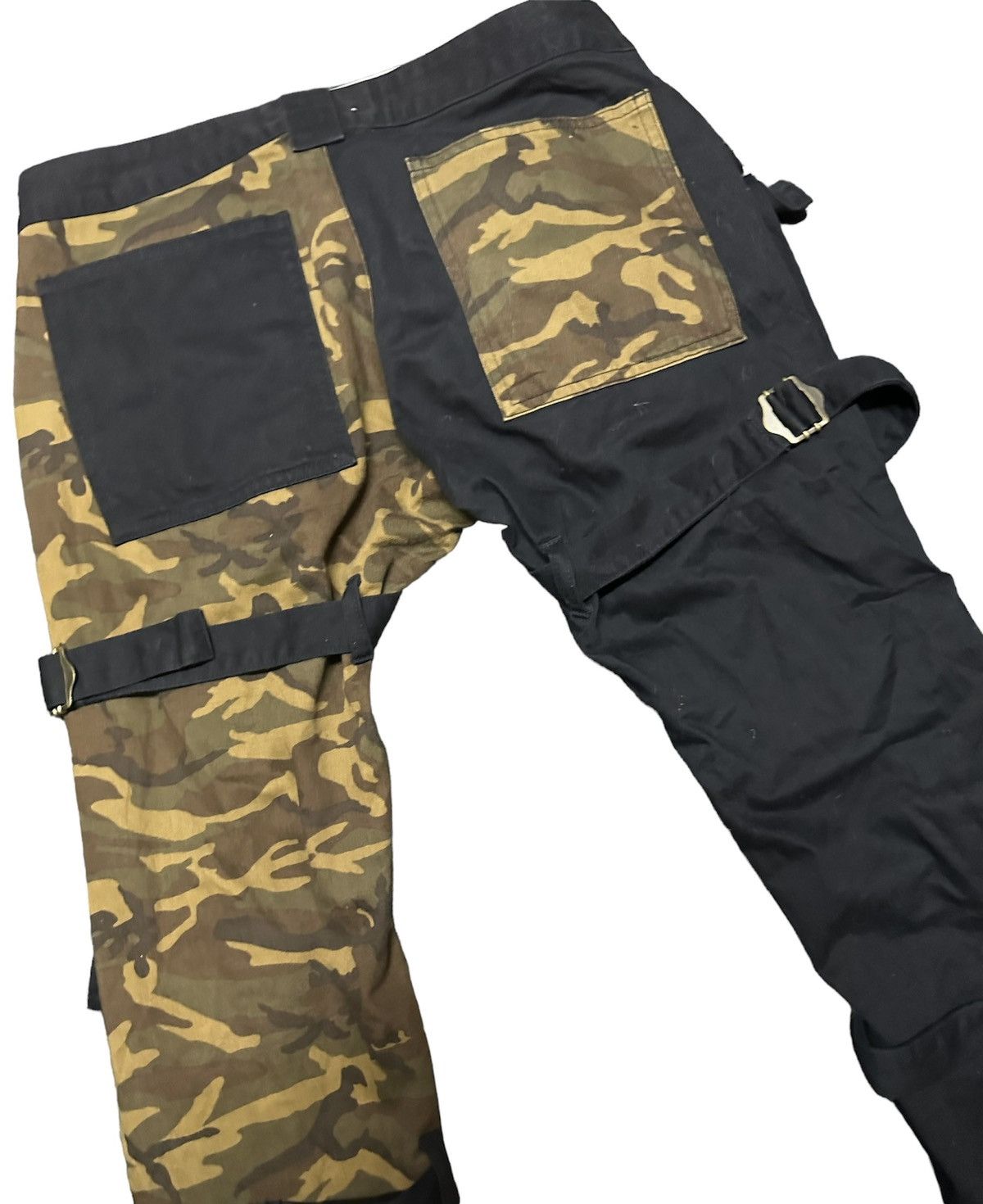 Japanese Brand Ideology hybrid bondage camo punk pants Size US 32 / EU 48 - 3 Thumbnail