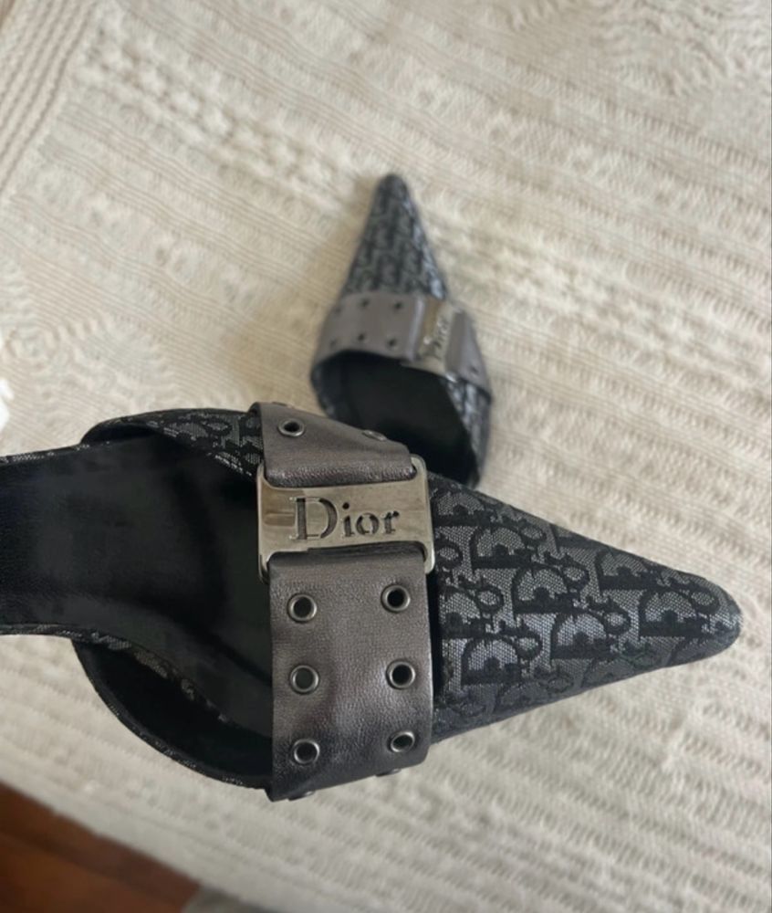 Dior Dior Monogram Vintage Y2K Galliano Heels Size US 7 / IT 37 - 5 Thumbnail