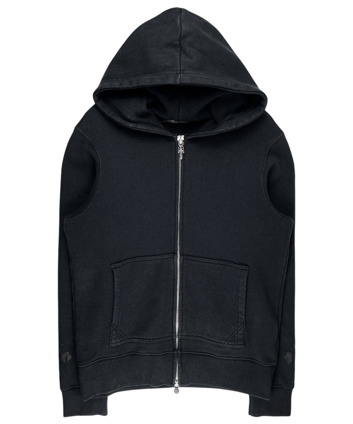 トップス Chrome Hearts Logo Dagger Zip Hoodie XS Chrome Hearts Dagger Logo Zip-Up Hoodie – Justin Reed