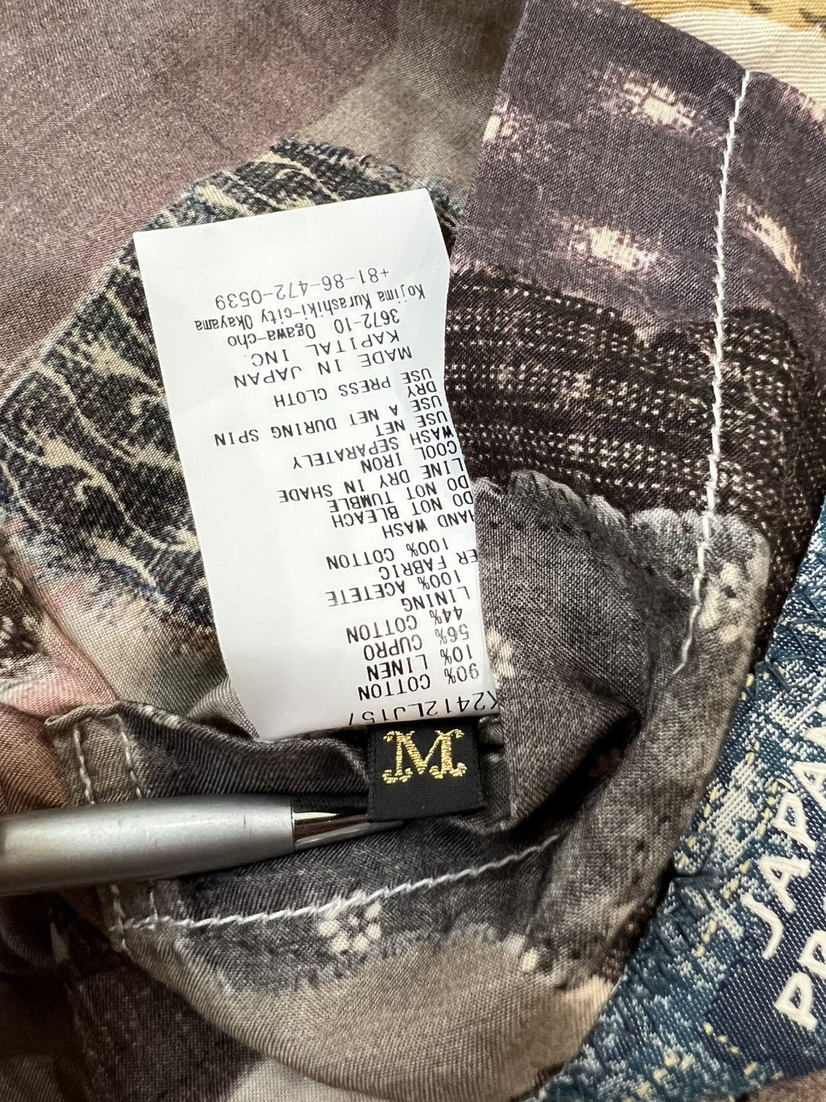 Kapital Kapital Champetre Boro Zip Up Blouson (Virgin Mary) Size US M / EU 48-50 / 2 - 18 Thumbnail
