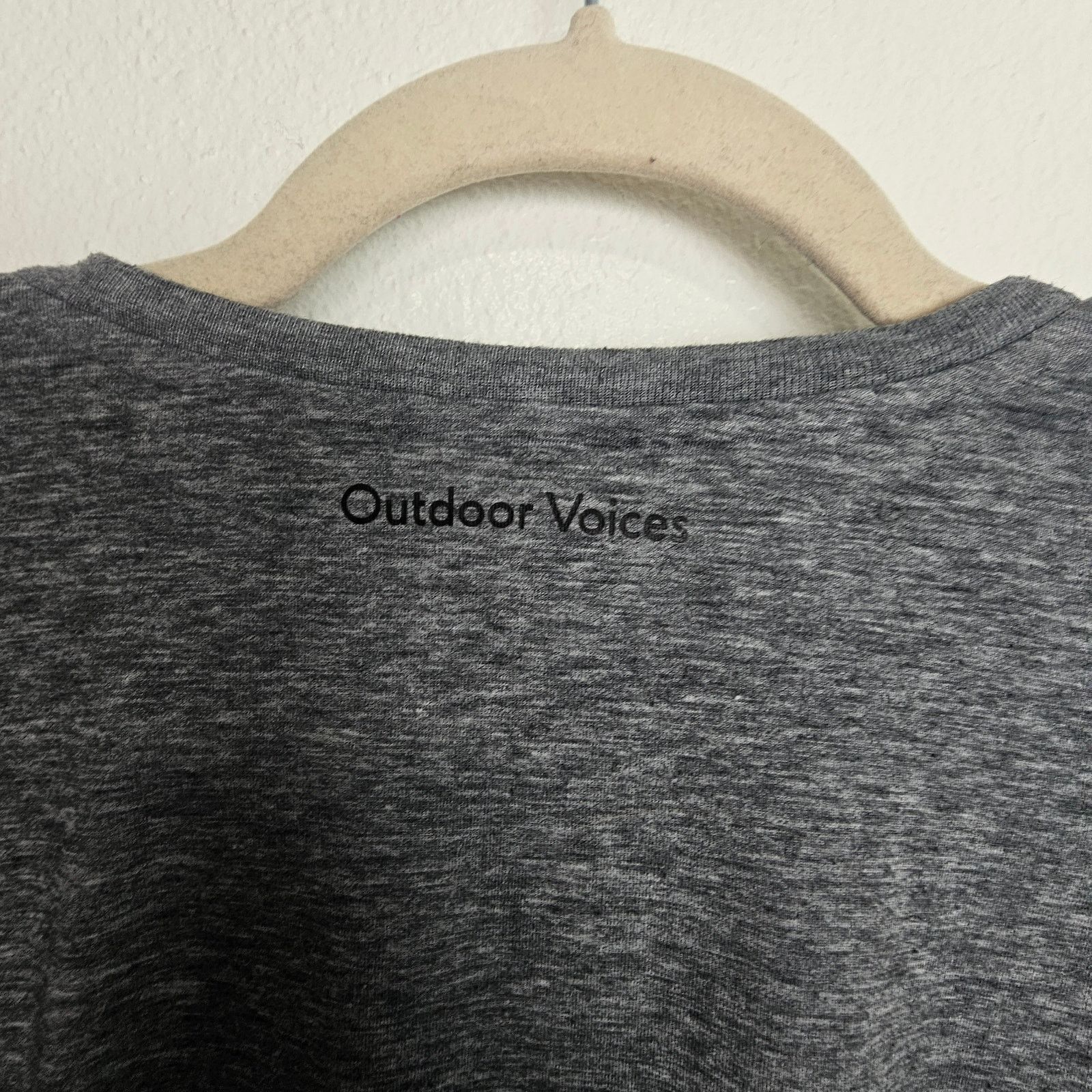 Outdoor Voices Outdoor Voices Tshirt Gray Crop Tee Short Sleeve Crew Neck L Size L / US 10 / IT 46 - 7 Thumbnail
